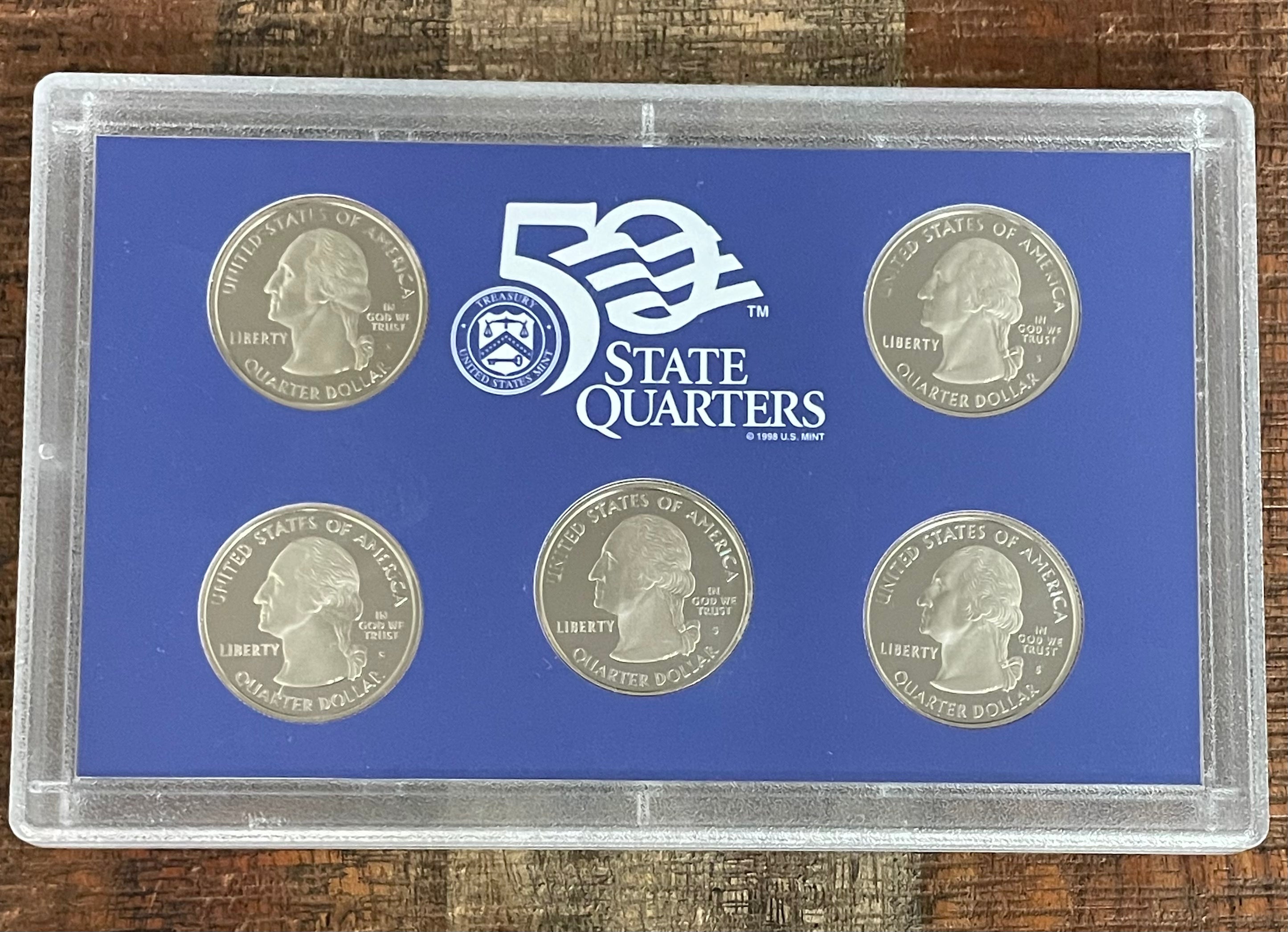2008 US Mint 50 State Quarters Proof Set ~ No OGP No COA