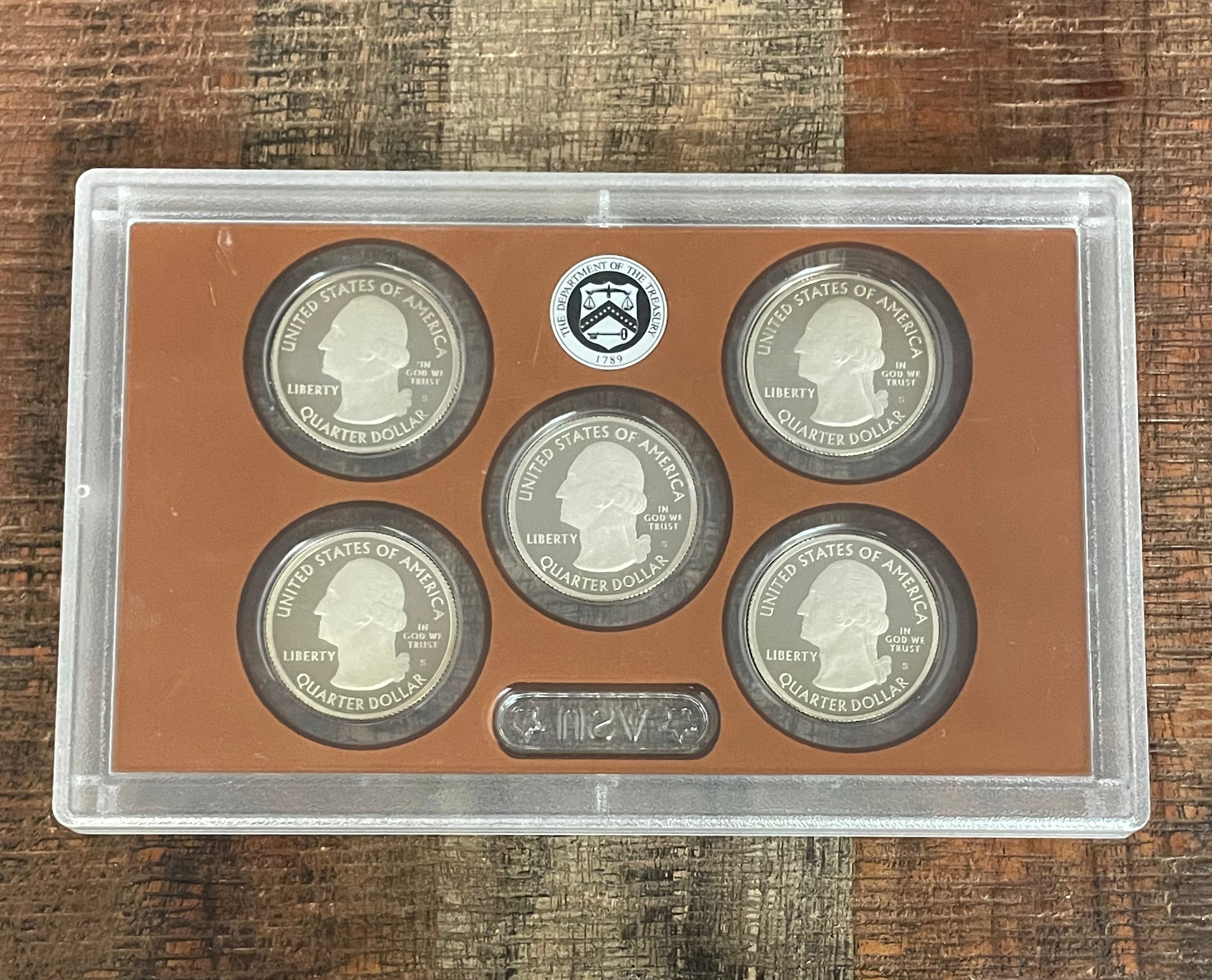 2016 US Mint America the Beautiful Quarters Proof Set in OGP ~ NO BOX NO COA