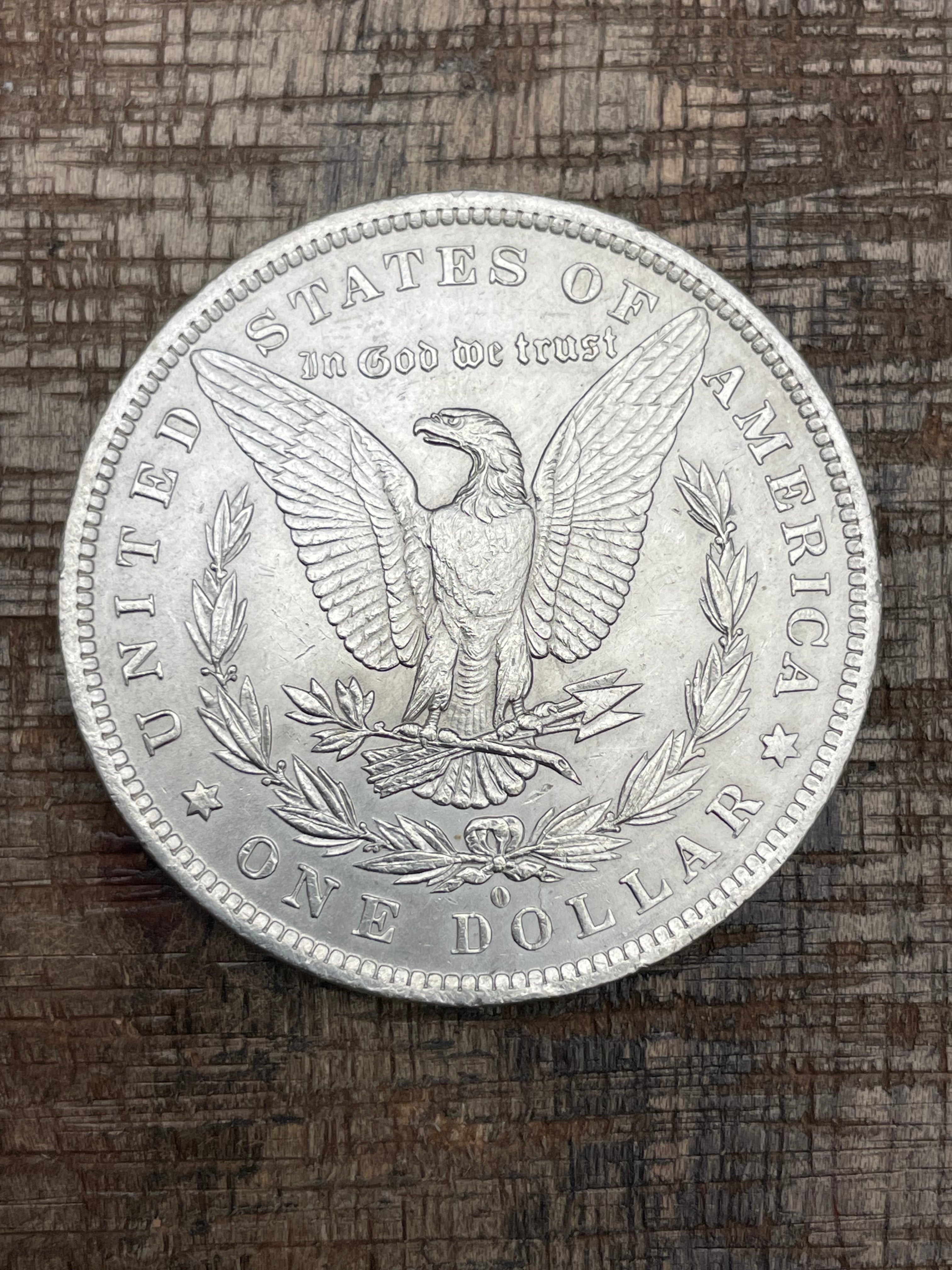 1884-O $1 US Morgan Silver Dollar