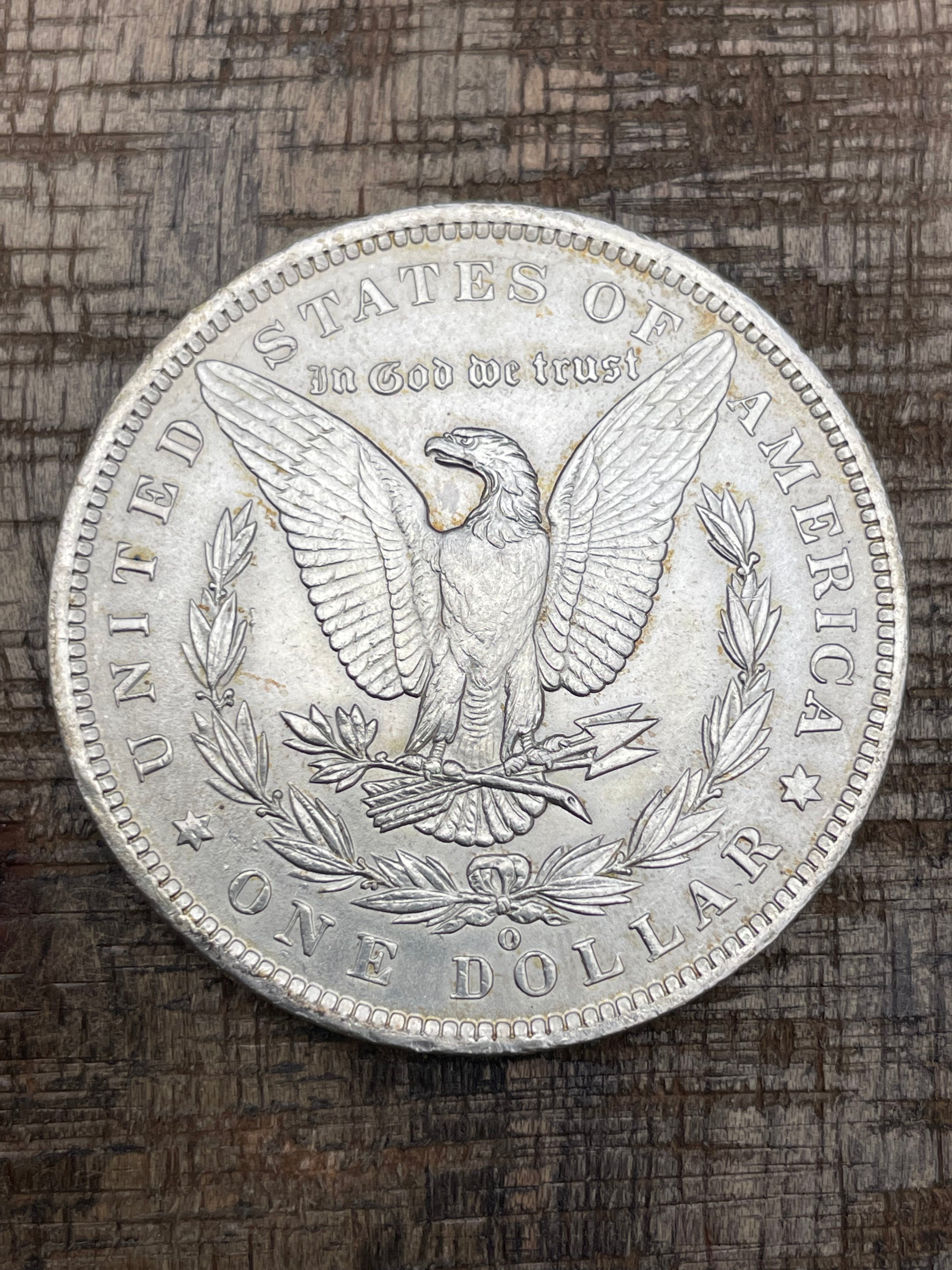 1885-O $1 US Morgan Silver Dollar