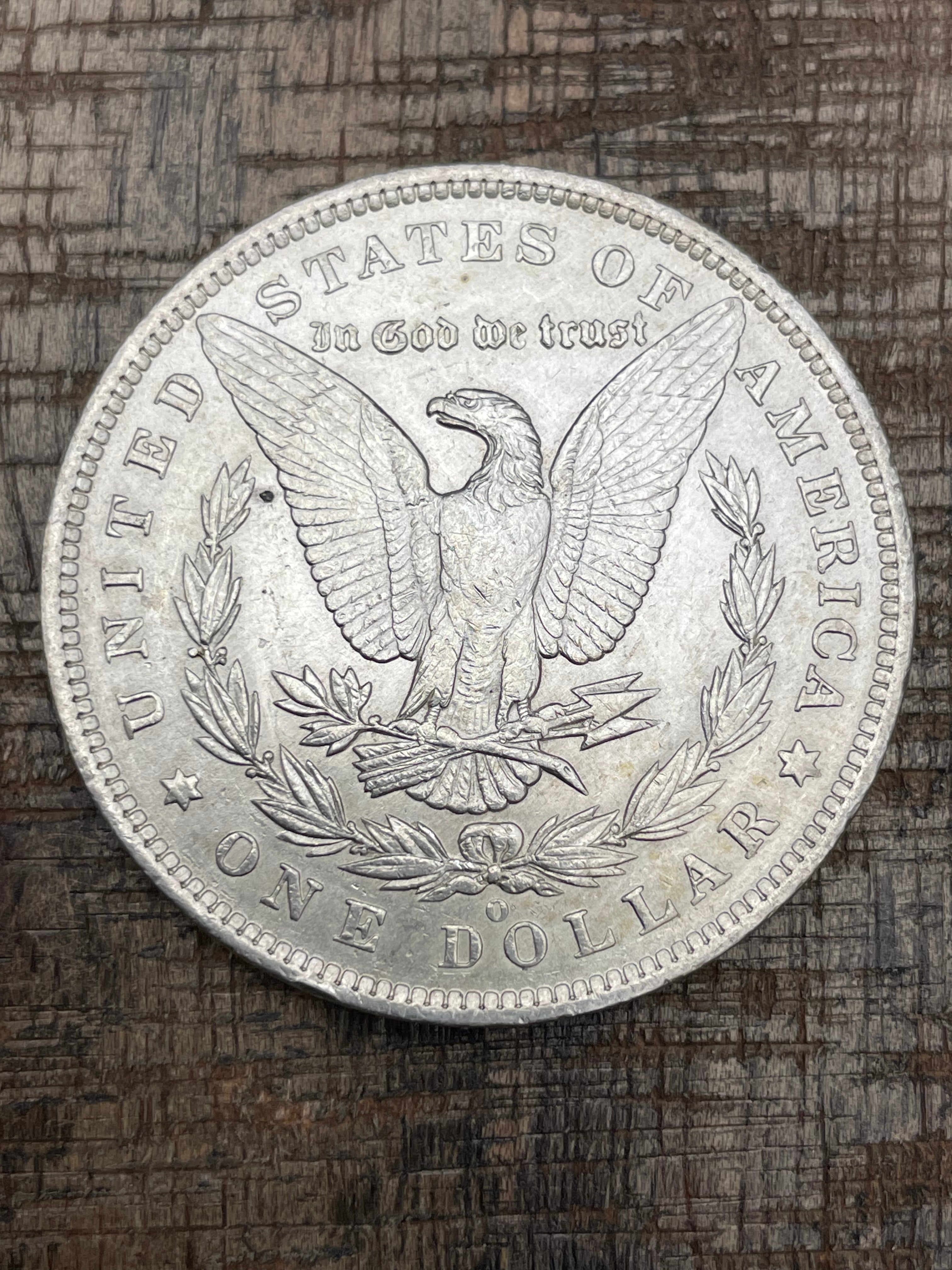 1885-O $1 US Morgan Silver Dollar