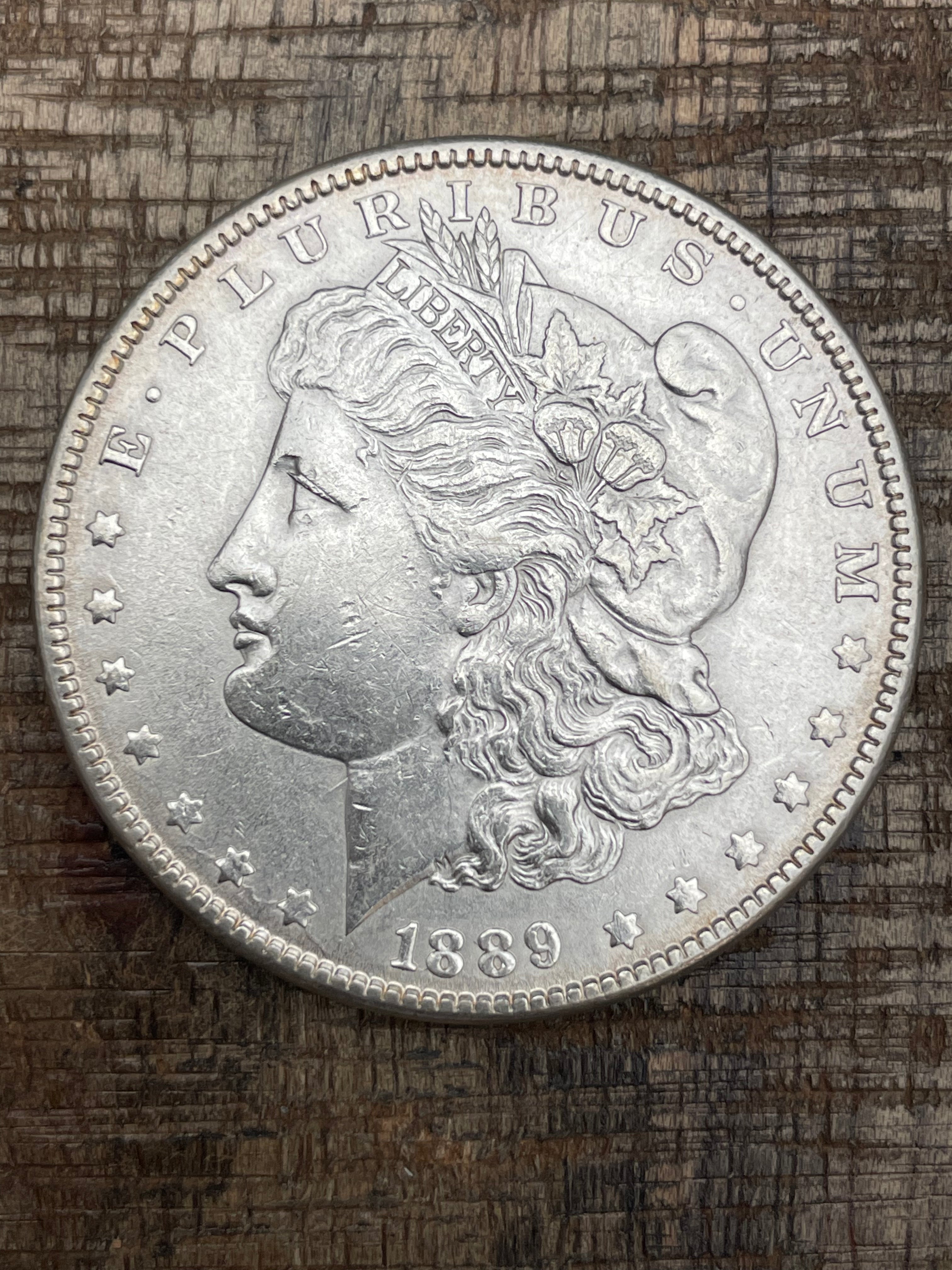 1889 $1 US Morgan Silver Dollar