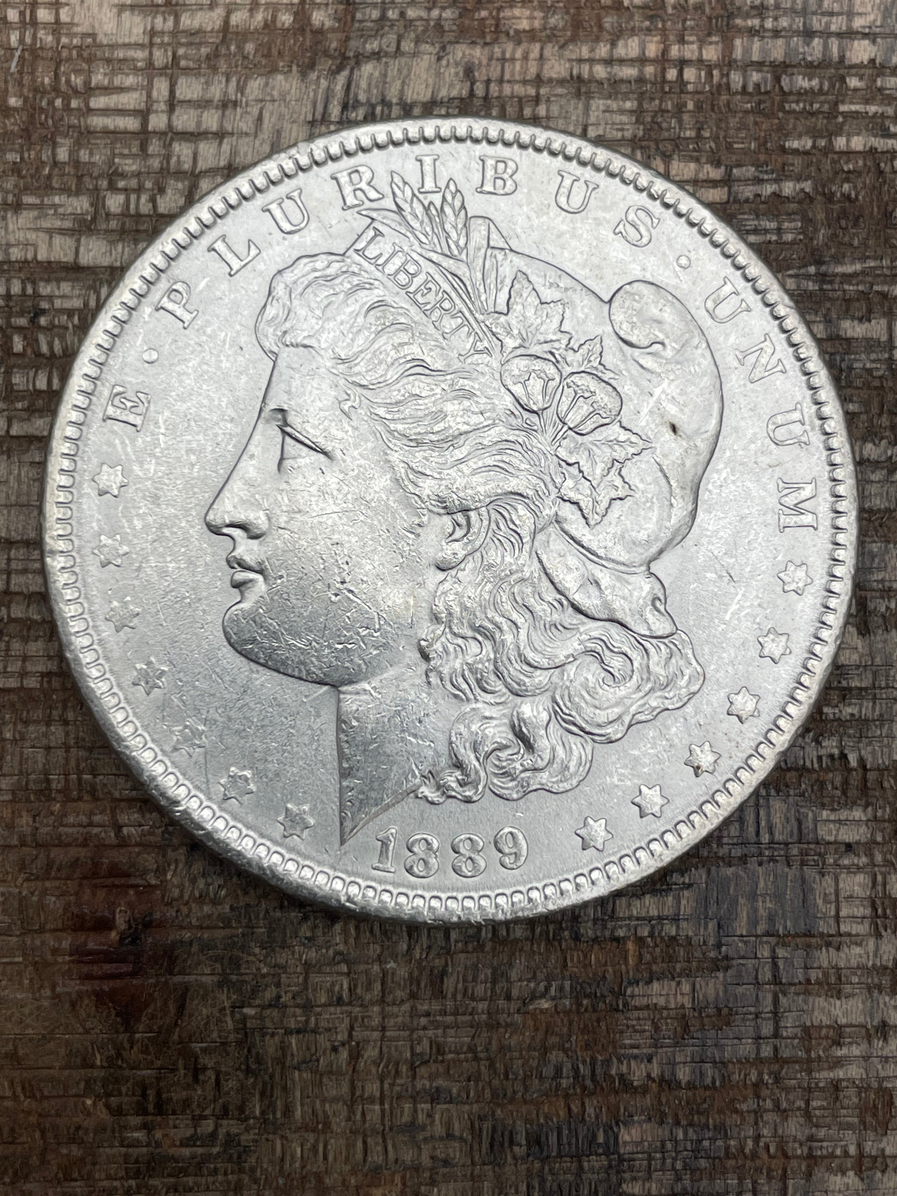 1889 $1 US Morgan Silver Dollar