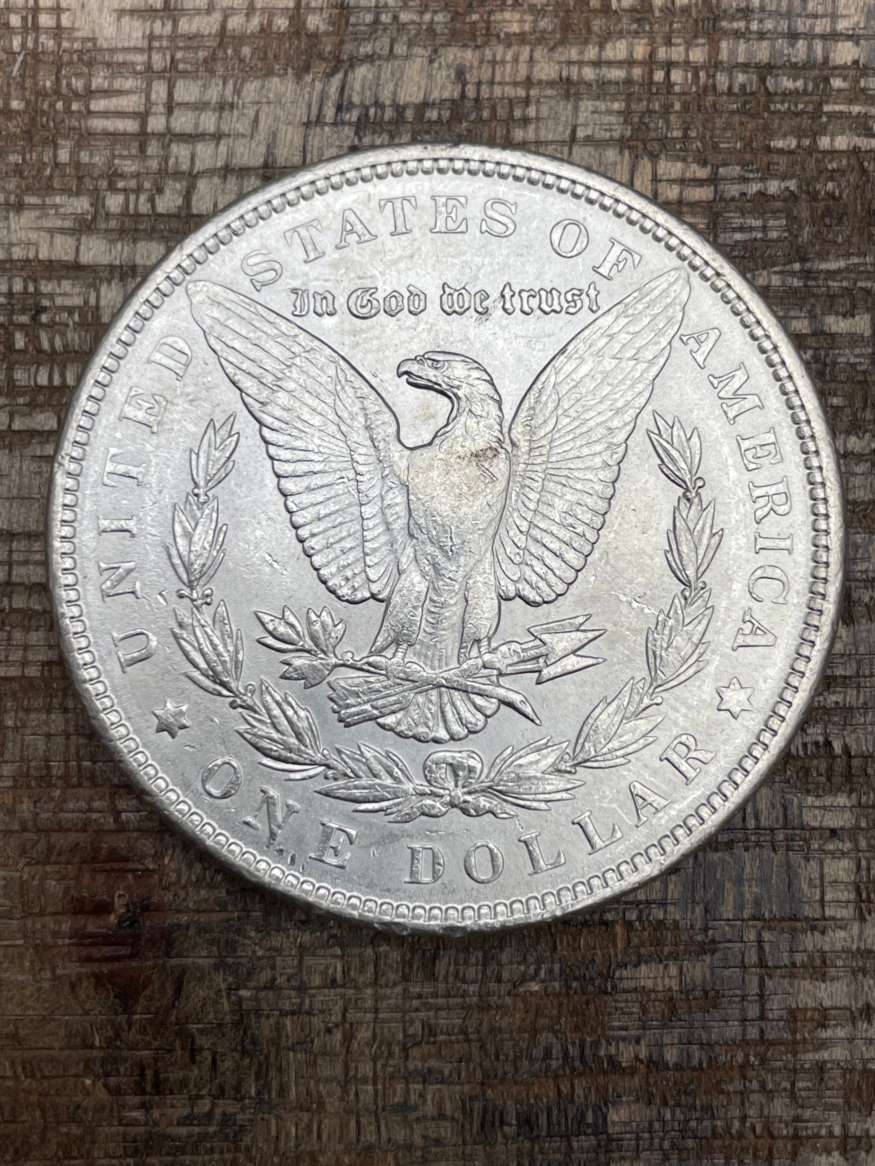 1889 $1 US Morgan Silver Dollar