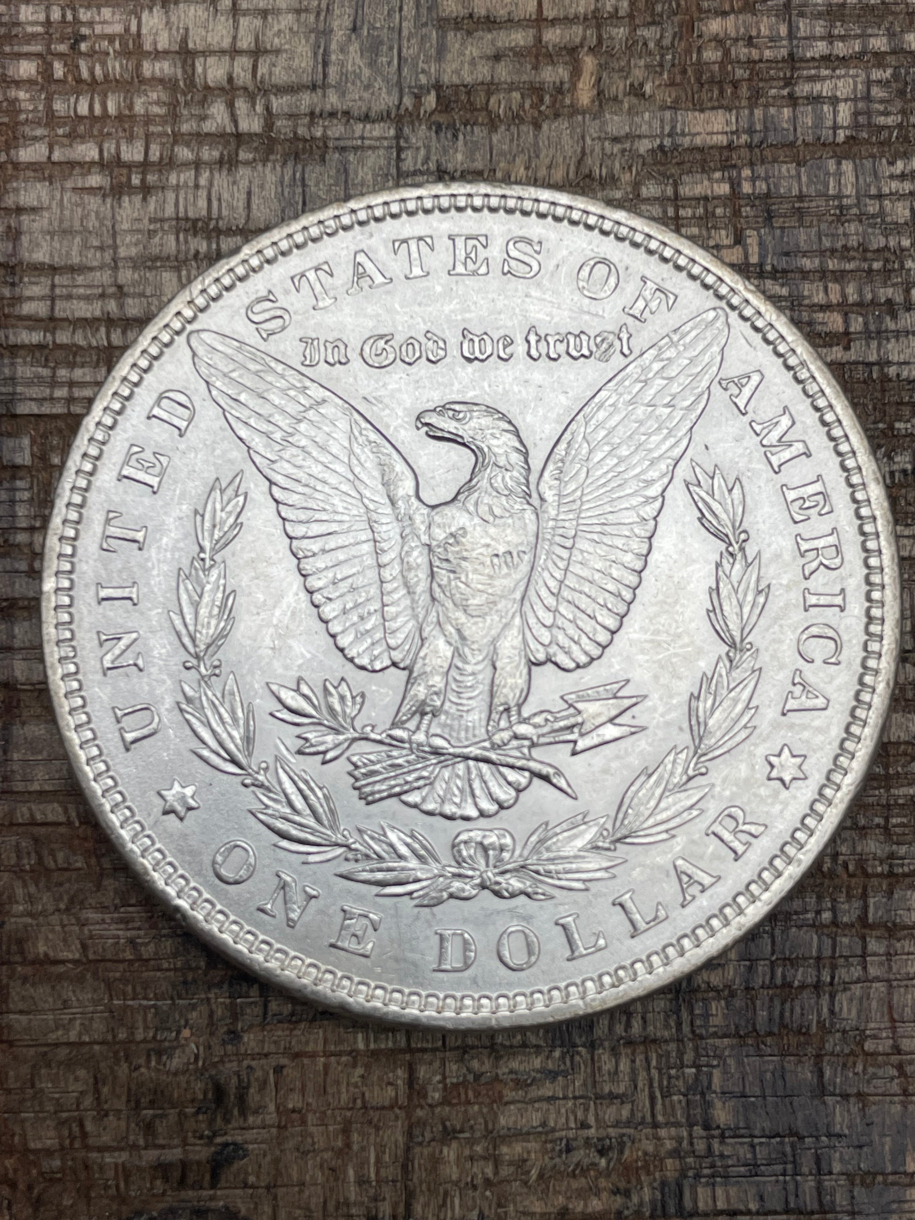 1896 $1 US Morgan Silver Dollar