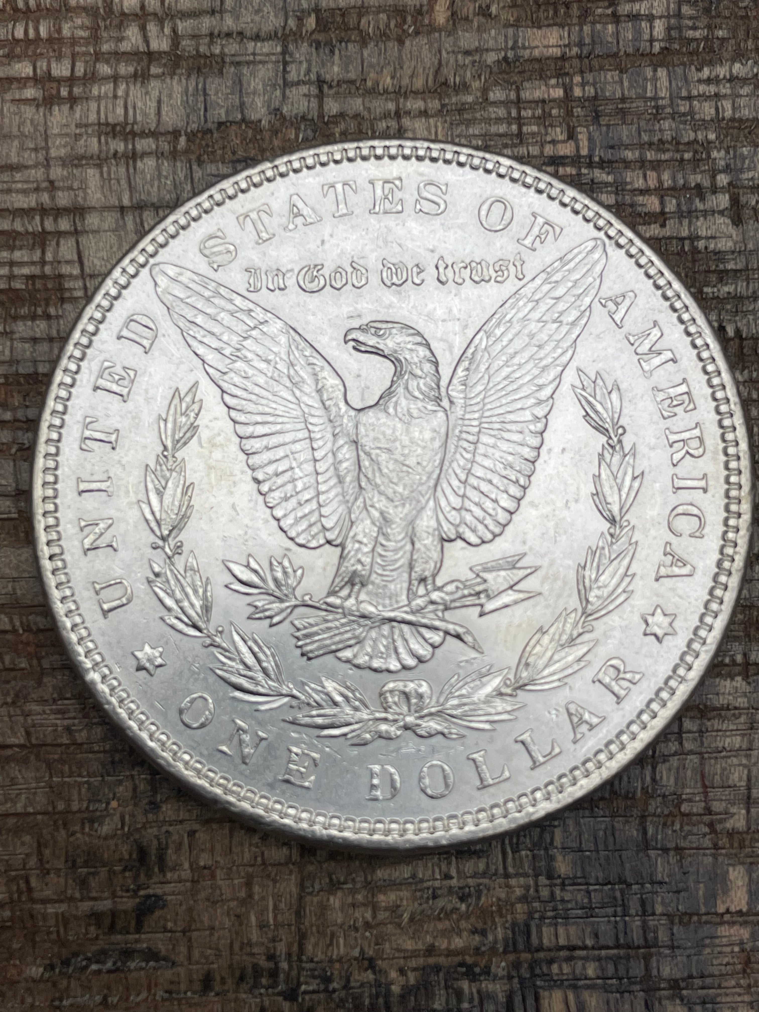 1896 $1 US Morgan Silver Dollar
