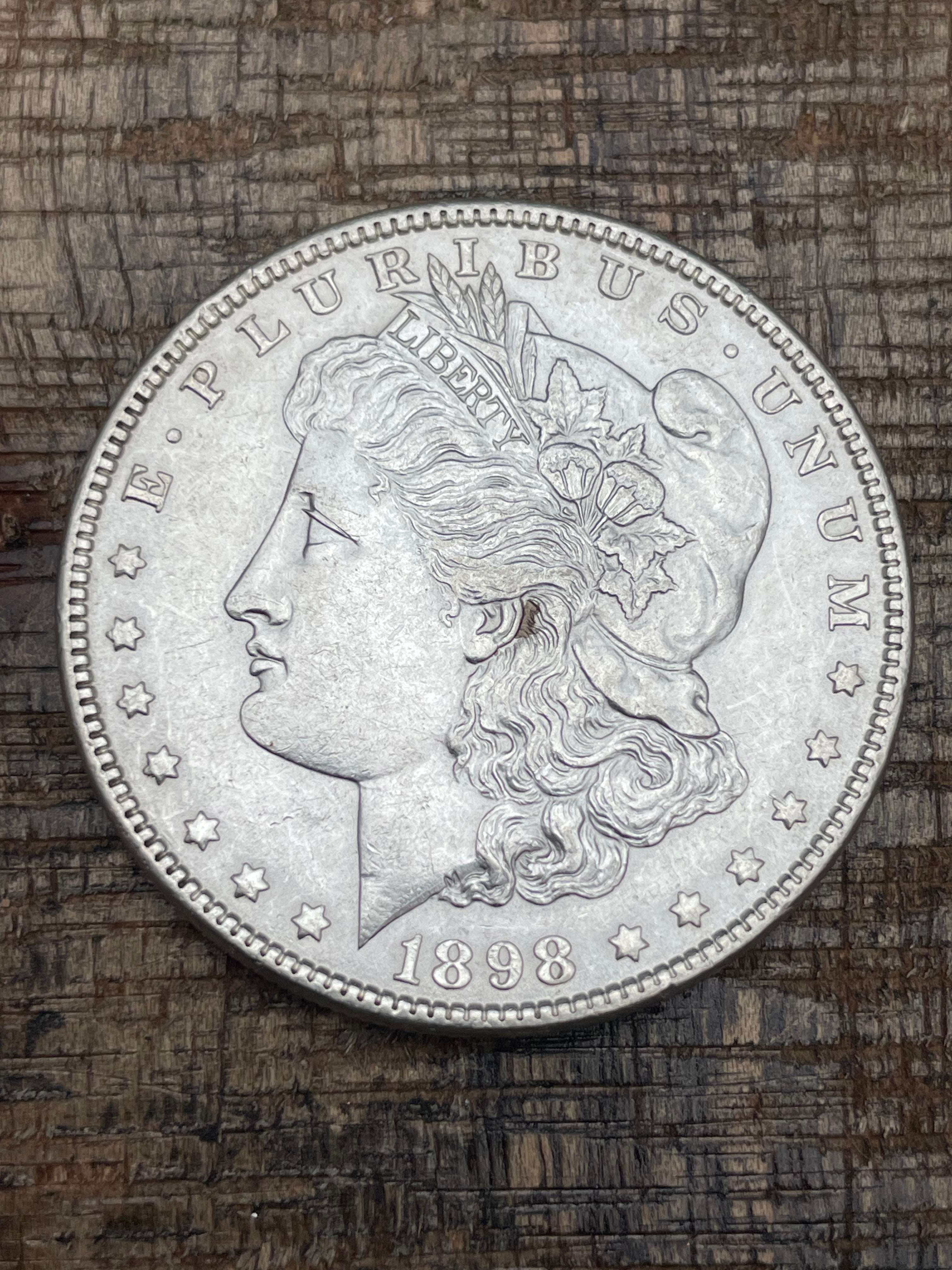 1898 $1 US Morgan Silver Dollar