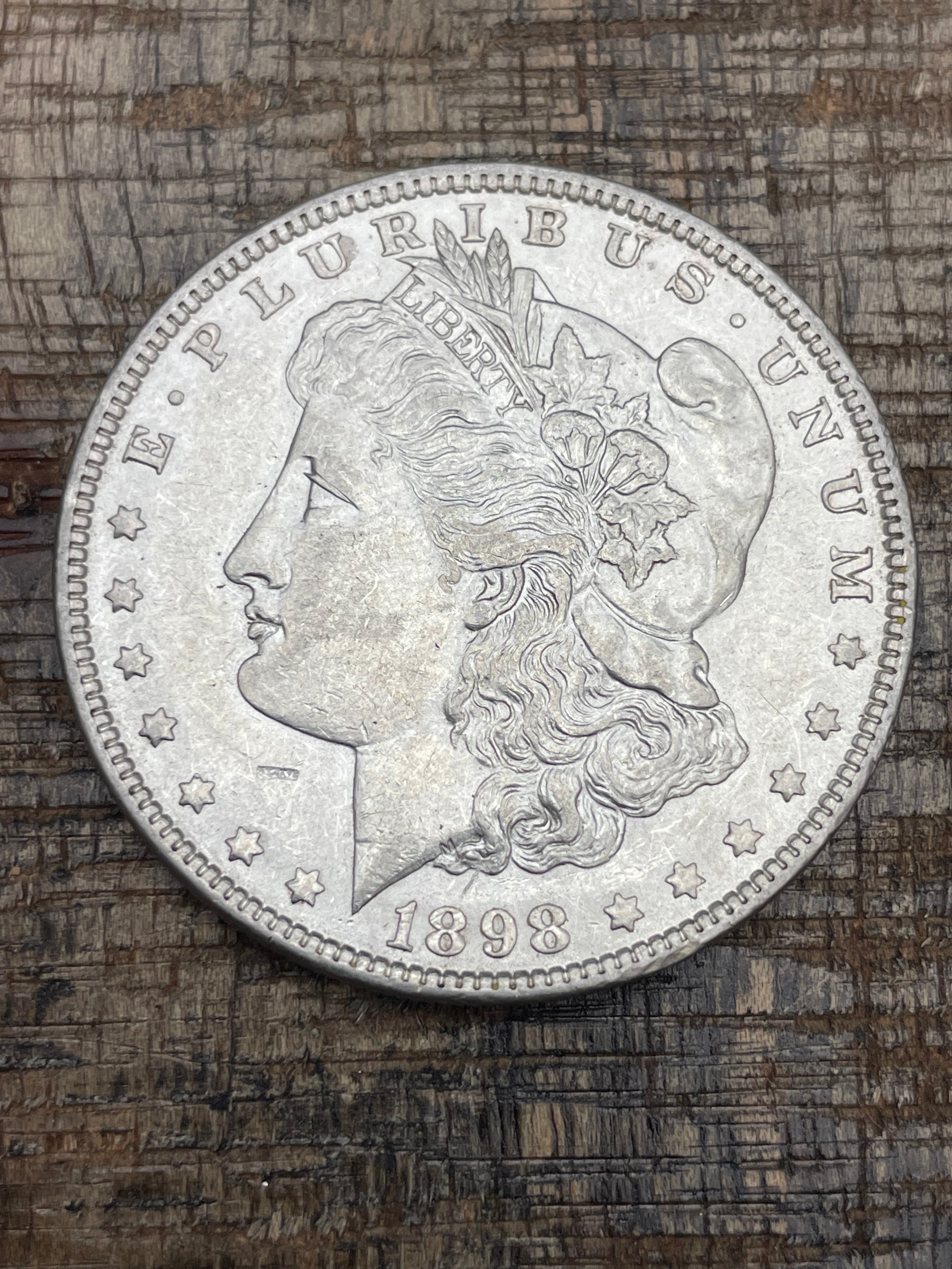 1898 $1 US Morgan Silver Dollar