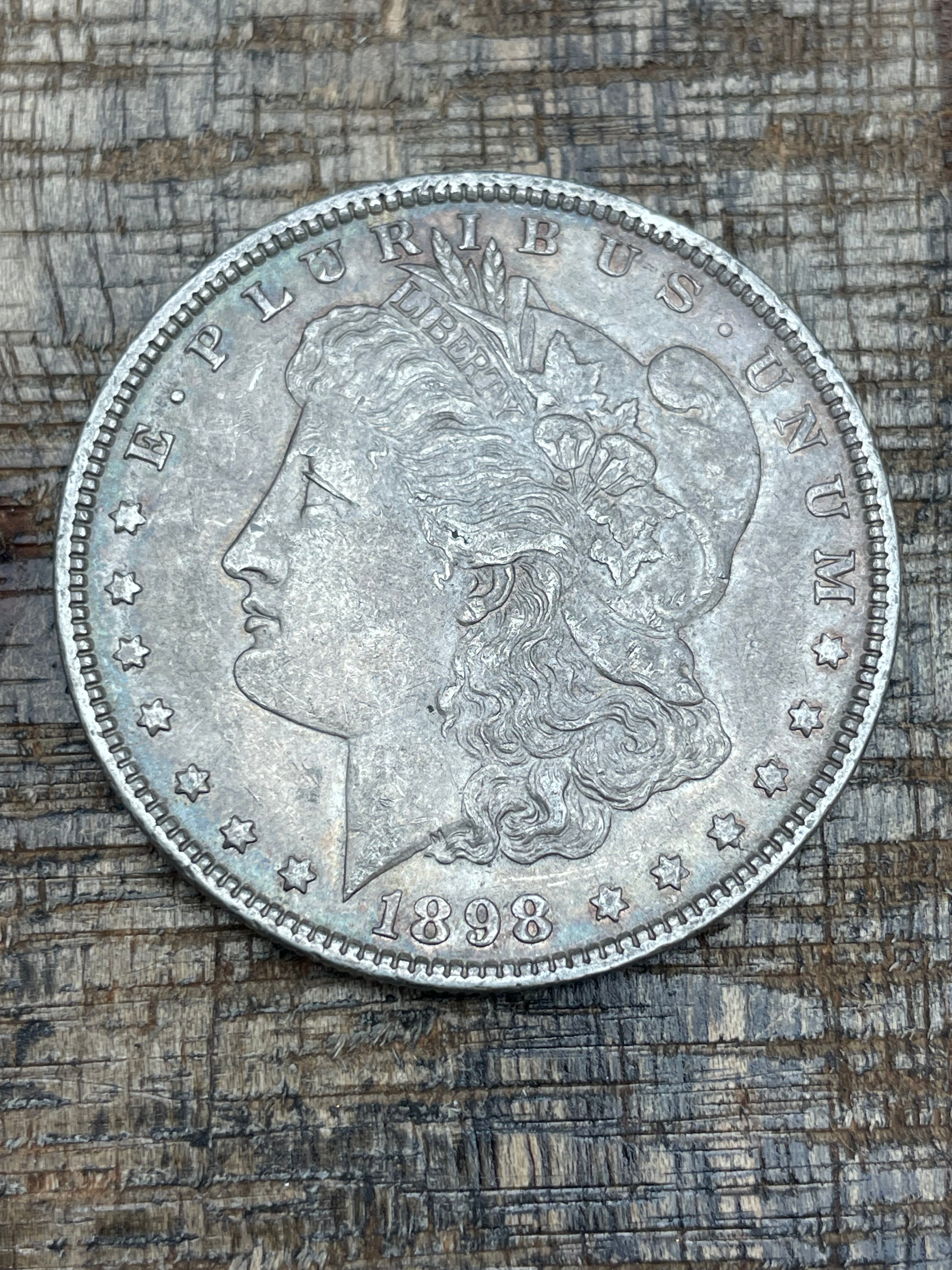 1898 $1 US Morgan Silver Dollar