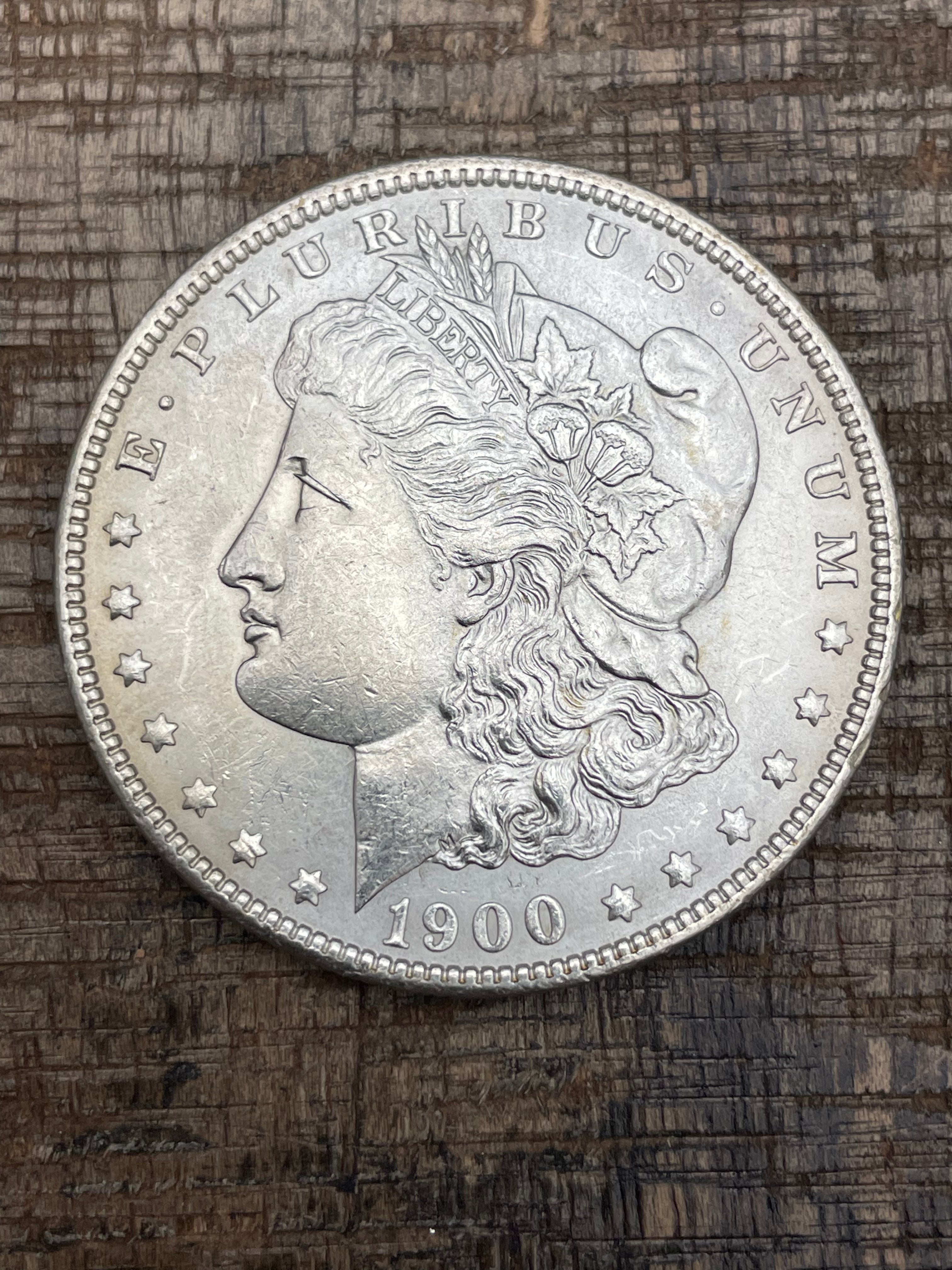 1900 $1 US Morgan Silver Dollar
