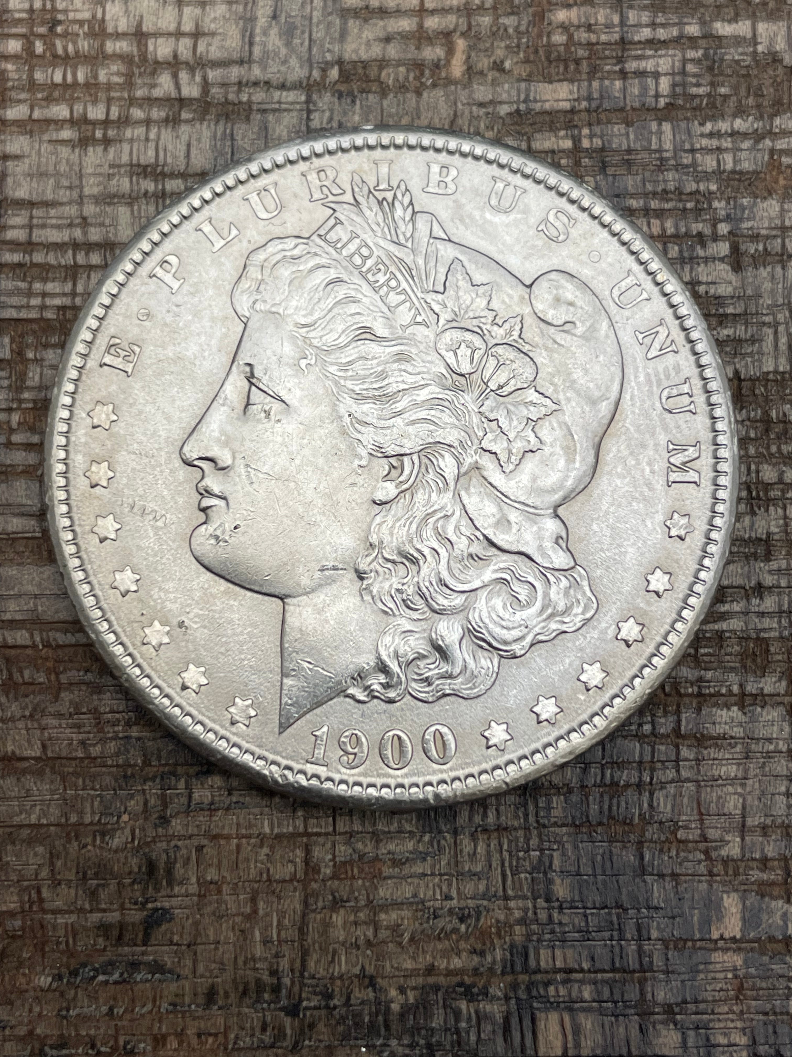 1900 $1 US Morgan Silver Dollar