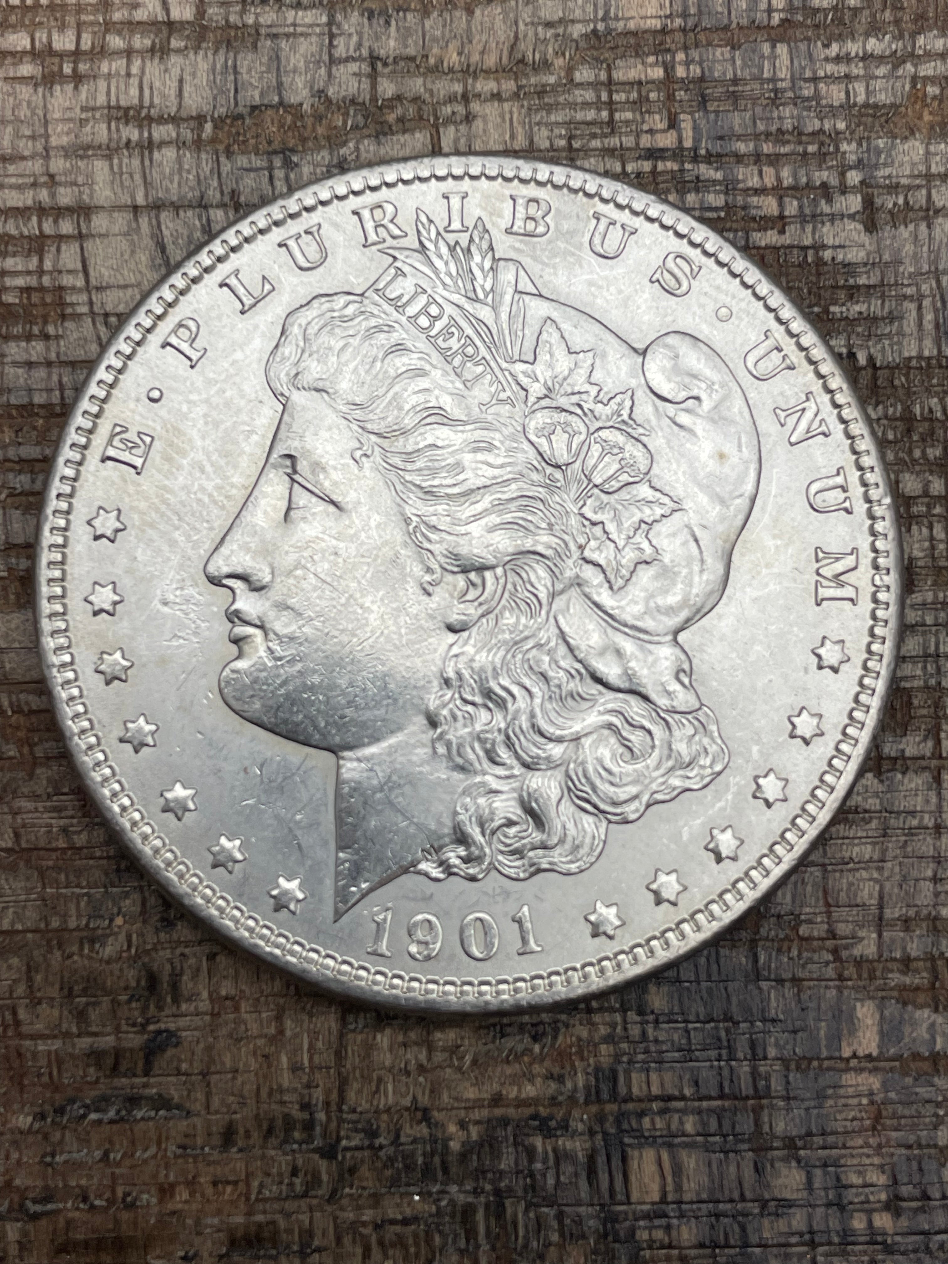 1901-O $1 US Morgan Silver Dollar