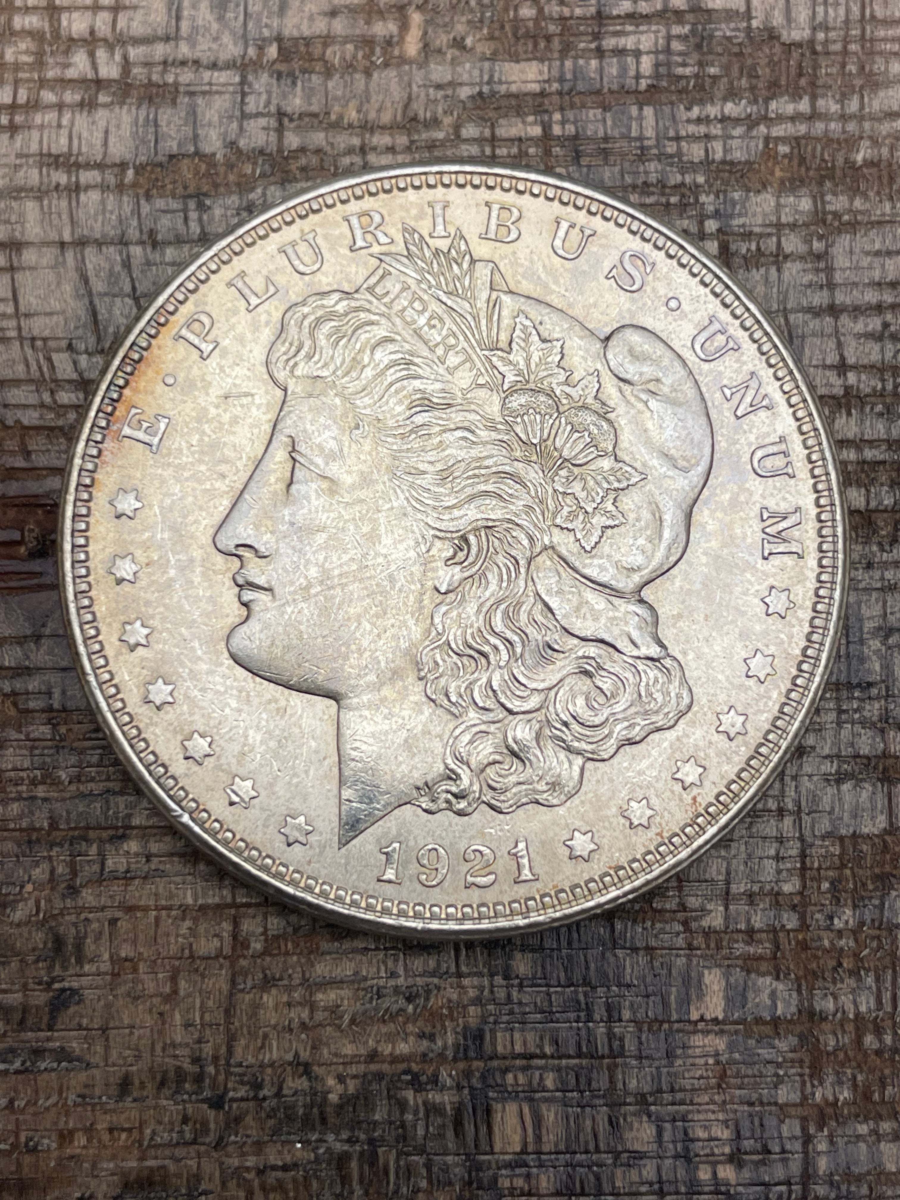 1921 $1 US Morgan Silver Dollar