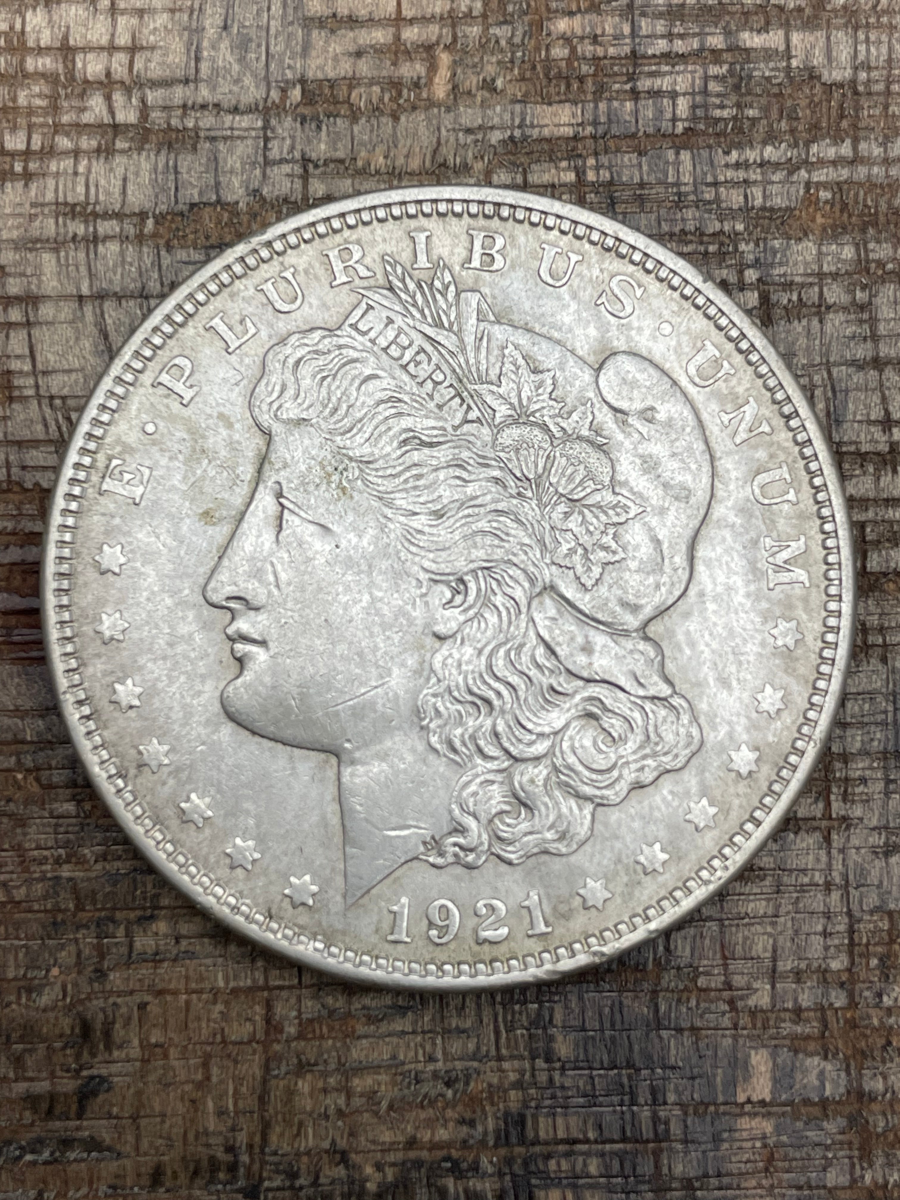 1921 $1 US Morgan Silver Dollar