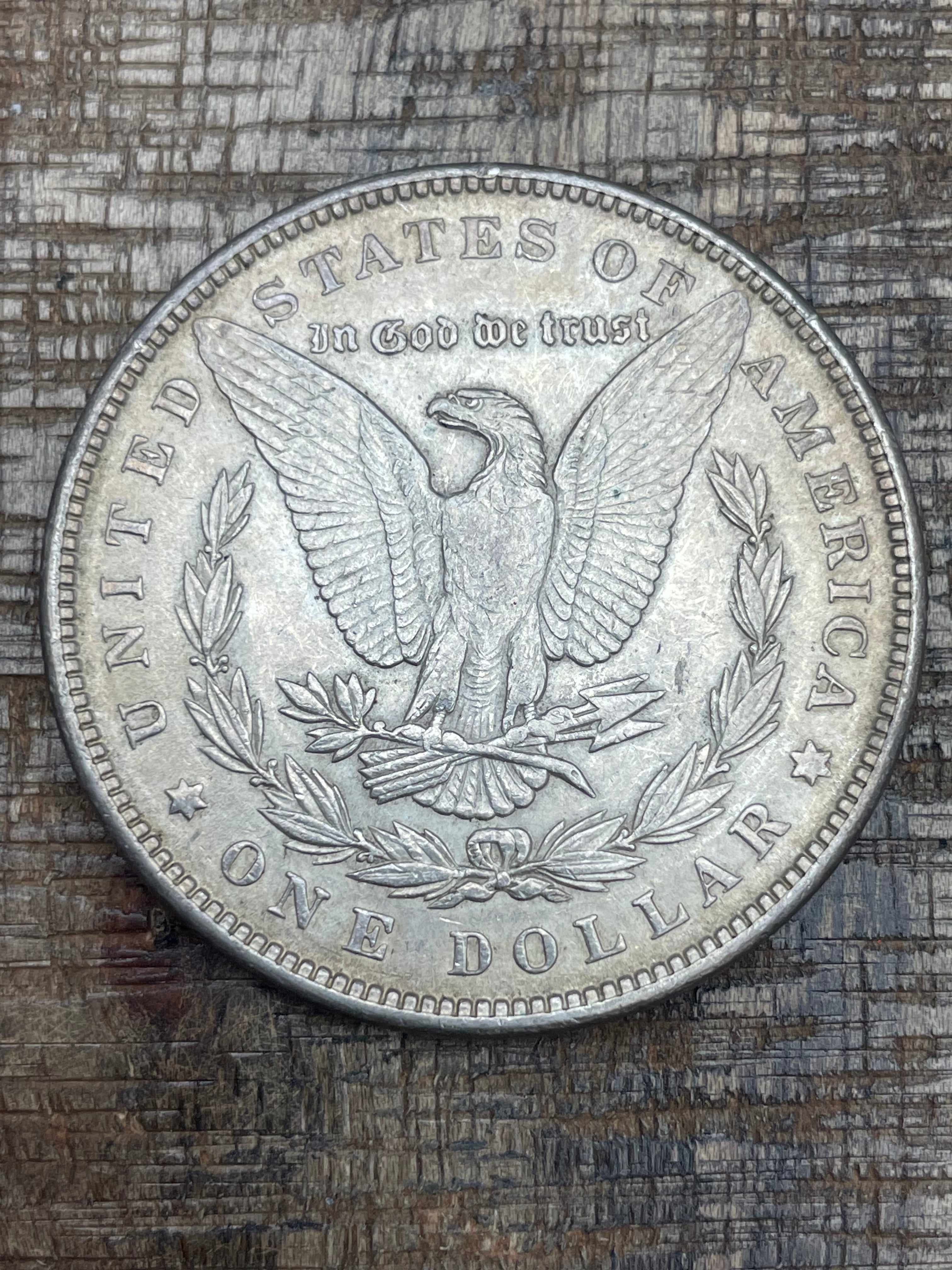 1889 $1 US Morgan Silver Dollar