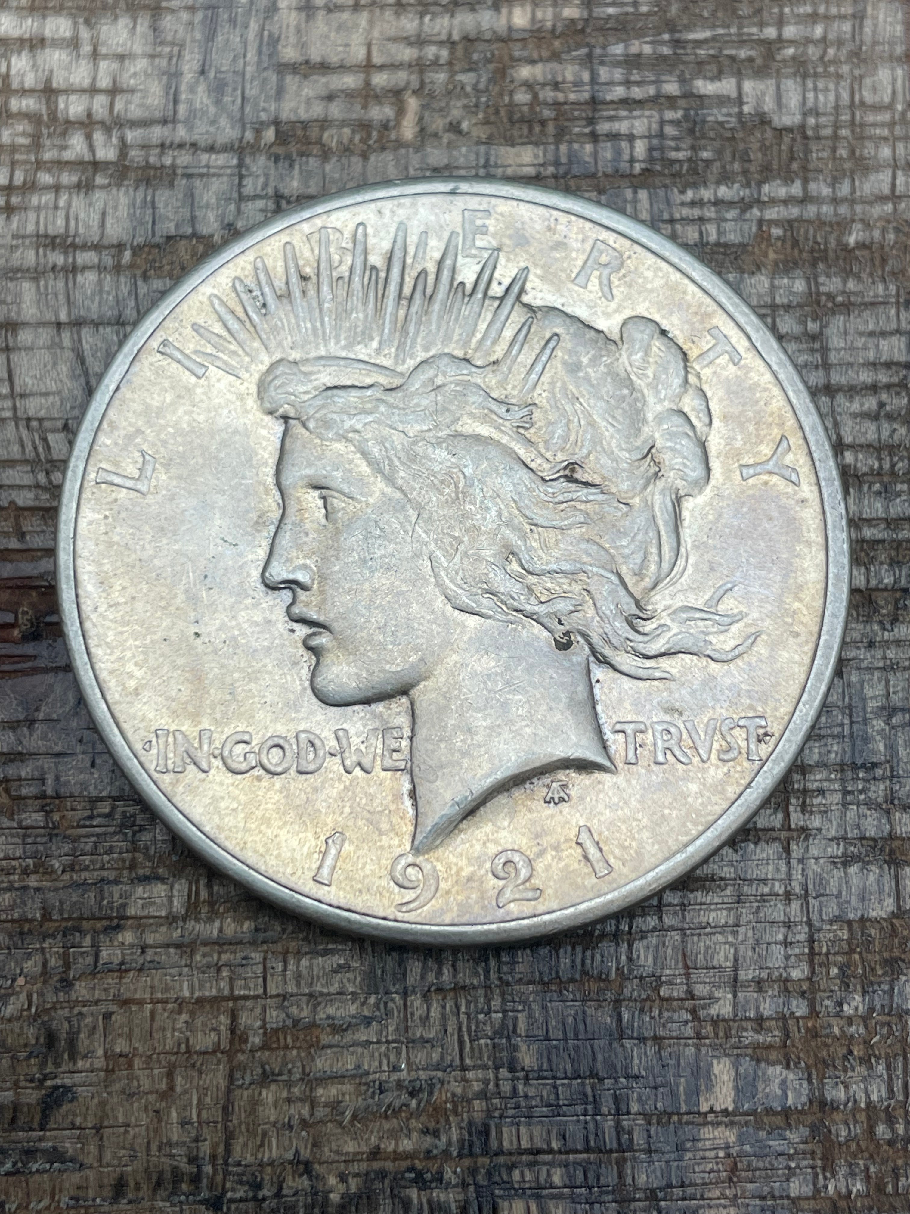 1921 US $1 Silver Peace Dollar Key Date