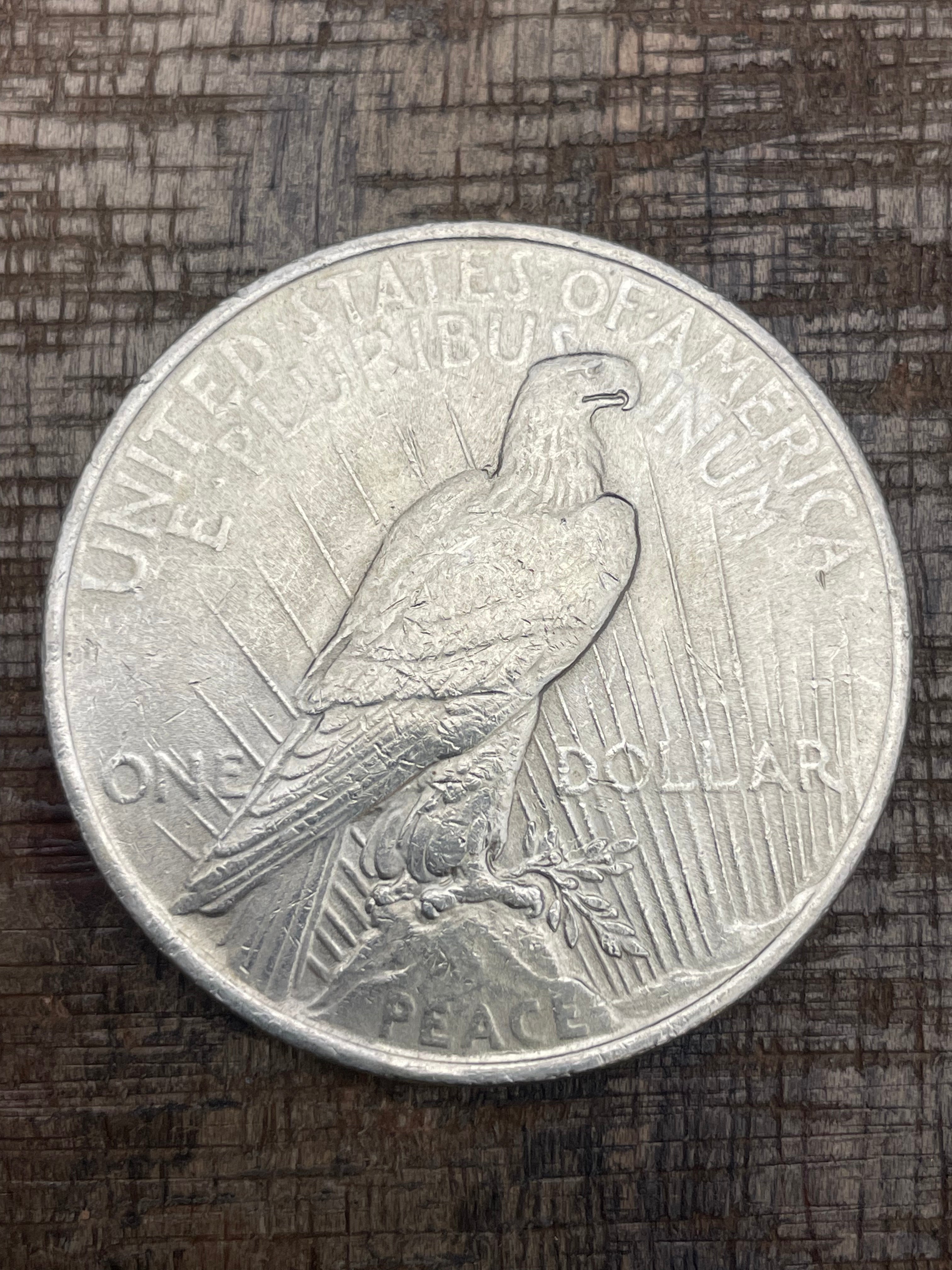 1922 $1 US Silver Peace Dollar