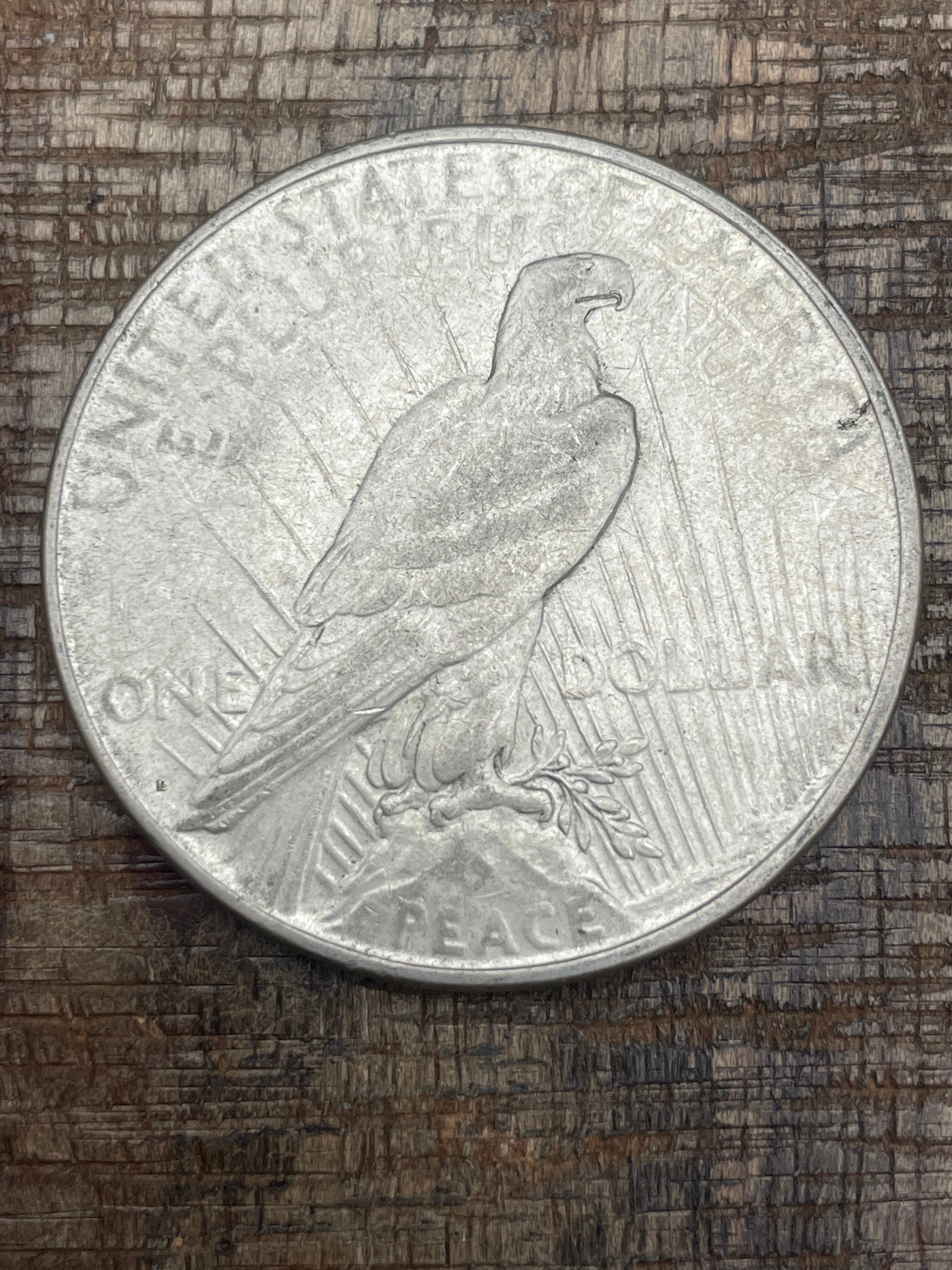 1922-D $1 US Silver Peace Dollar