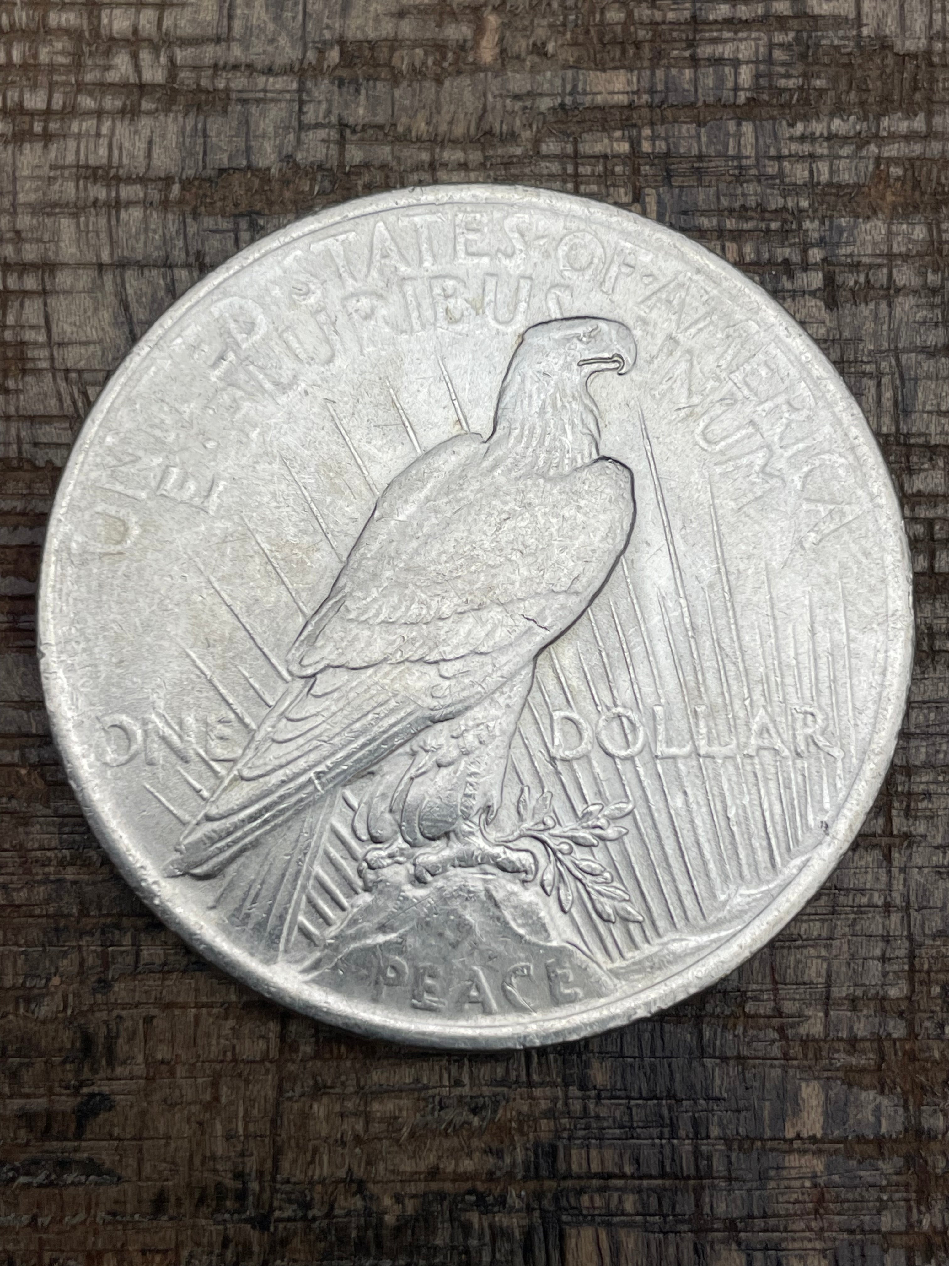 1923 $1 US Silver Peace Dollar