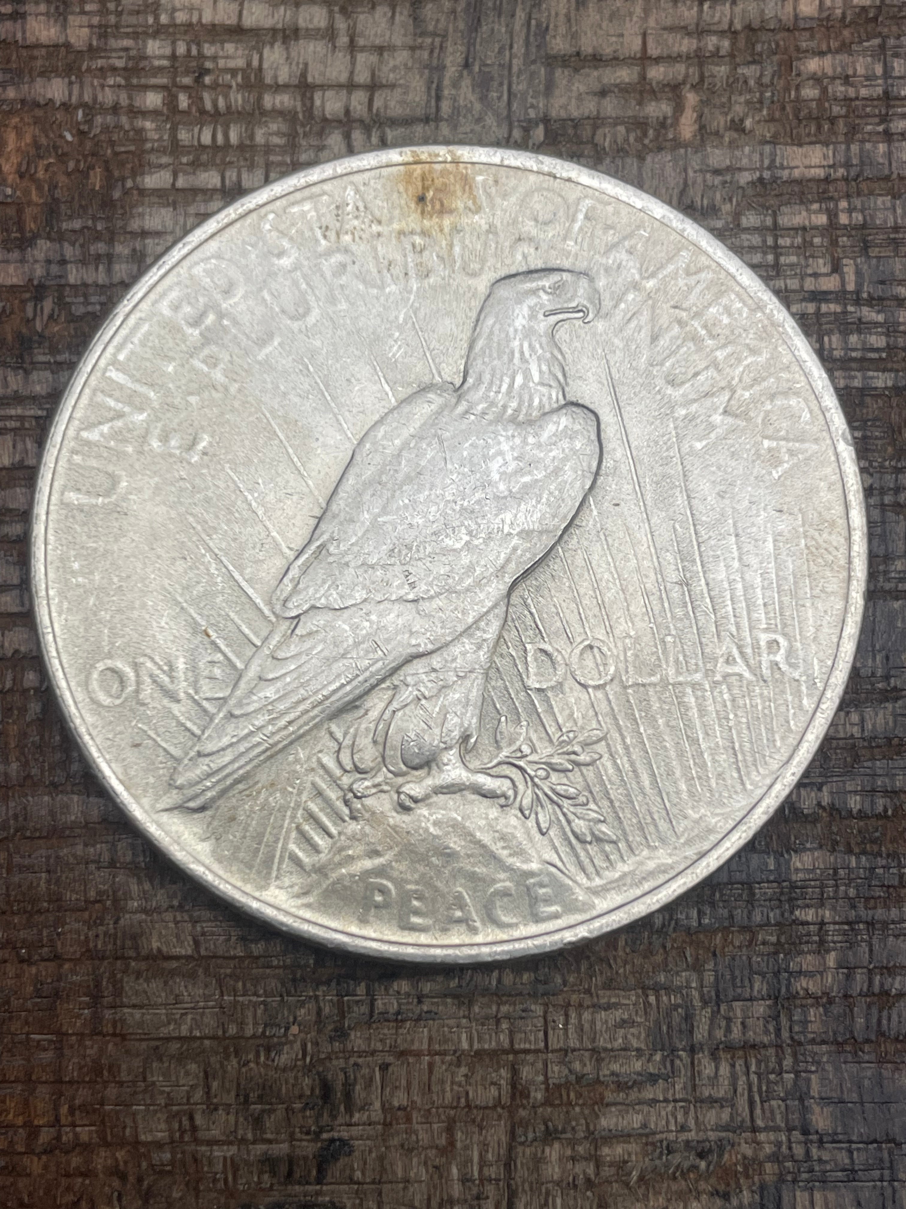 1924 $1 US Silver Peace Dollar