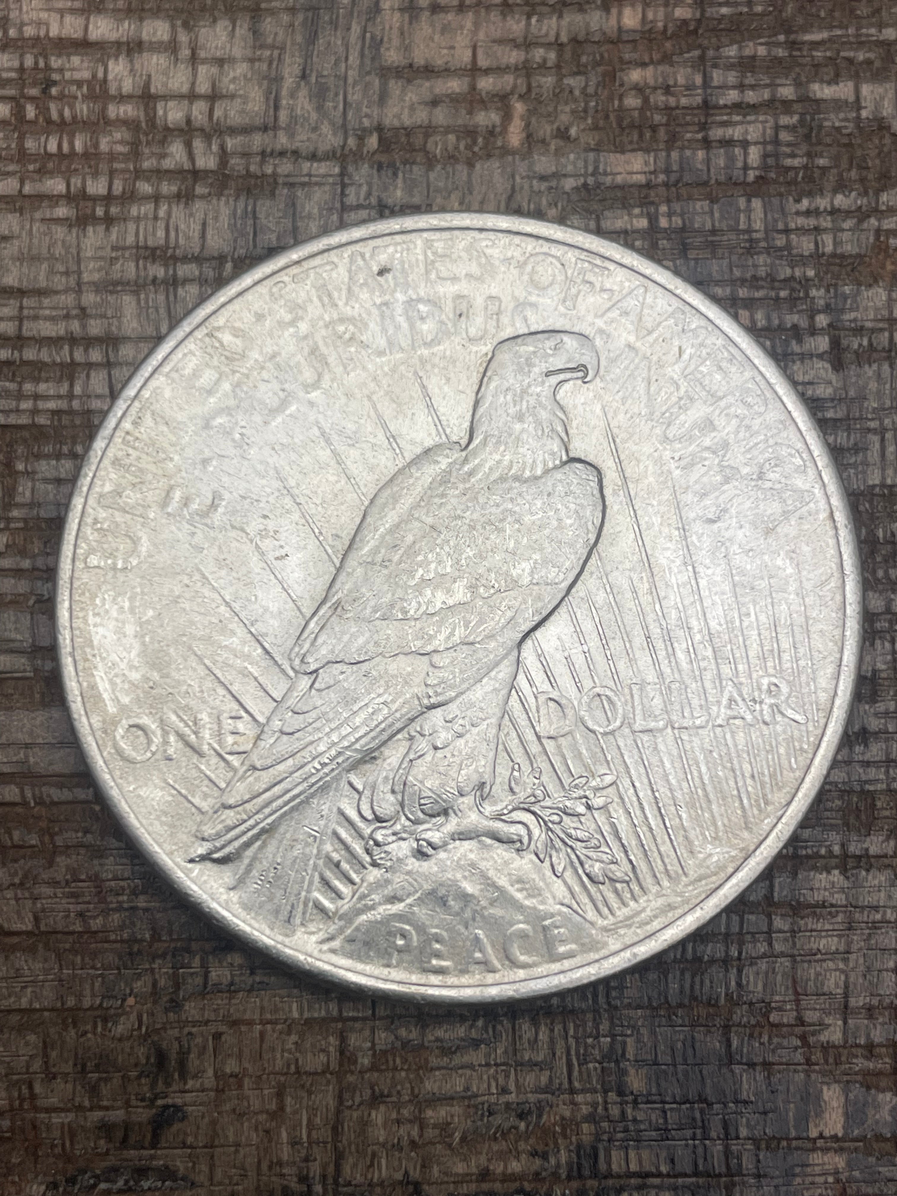 1924 $1 US Silver Peace Dollar