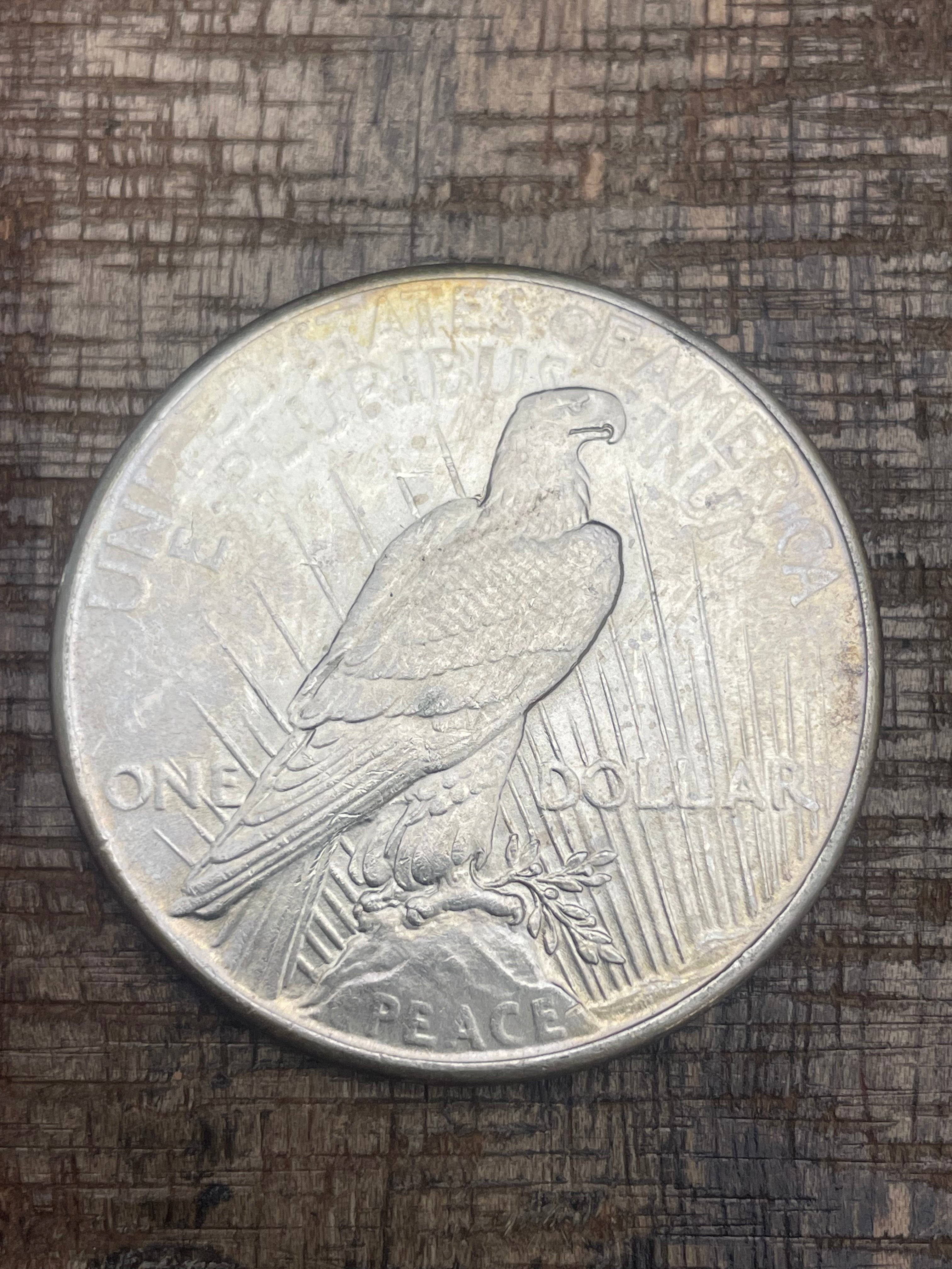 1925 $1 US Silver Peace Dollar
