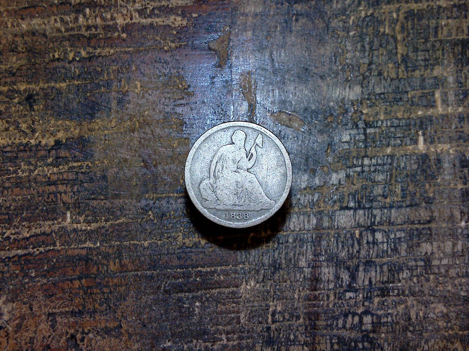 1838-O 10c US Seated Liberty Dime - 90% Silver