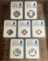 2021 S 7-Coin Silver Proof Set NGC PF70 Ultra Cameo - AR
