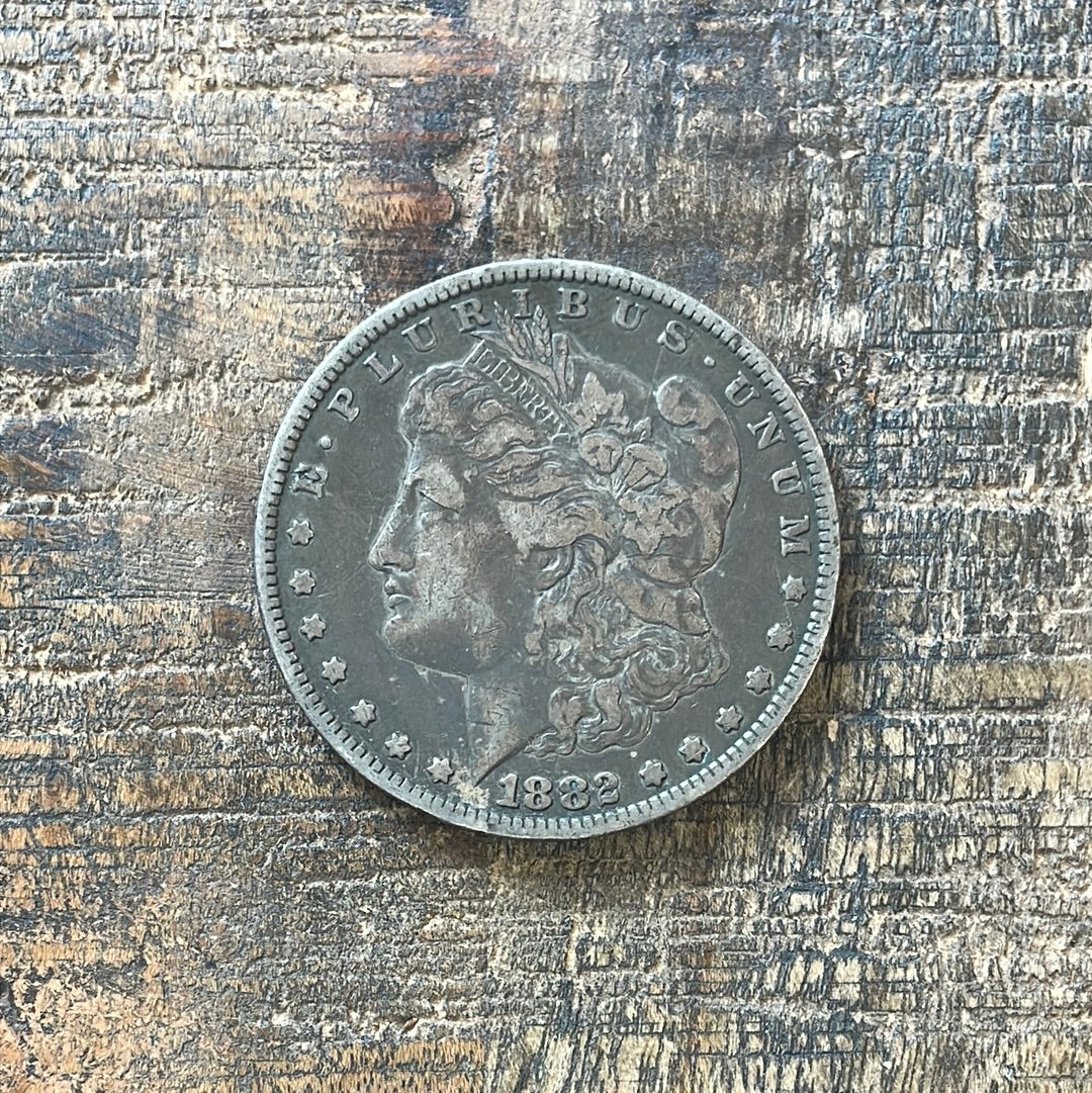 1882-O $1 US Morgan Silver Dollar