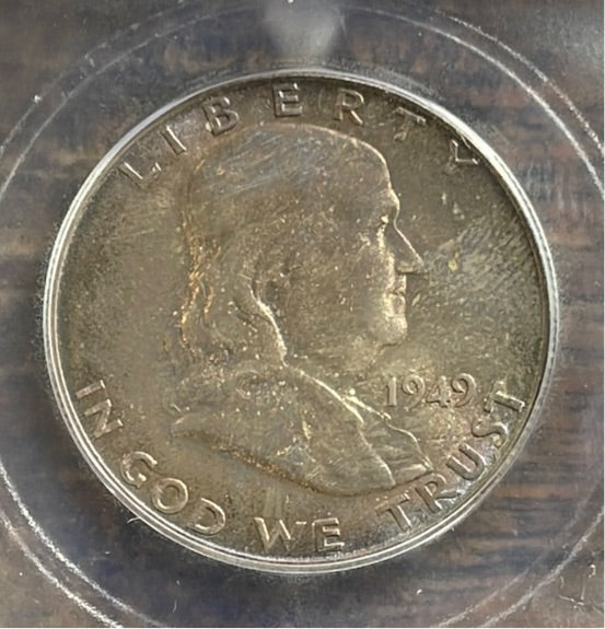 1949-S 50c Franklin Half Dollar ICG MS66
