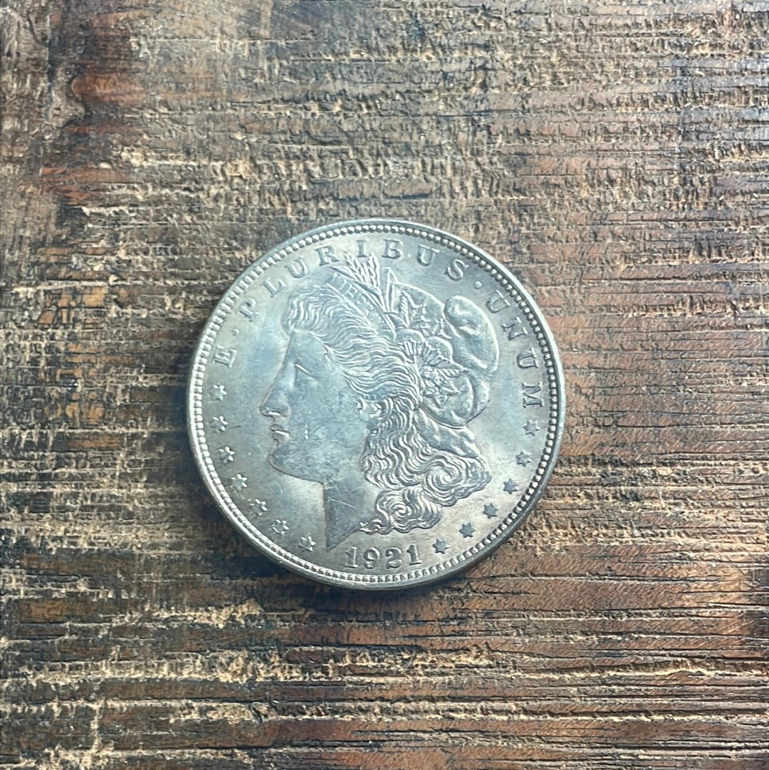 1921 $1 US Morgan Silver Dollar