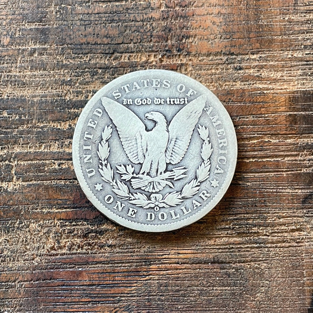 1890-O $1 US Morgan Silver Dollar