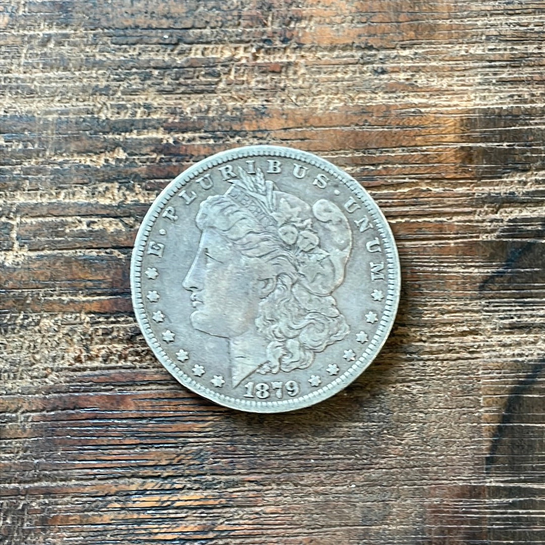 1879 $1 US Morgan Silver Dollar