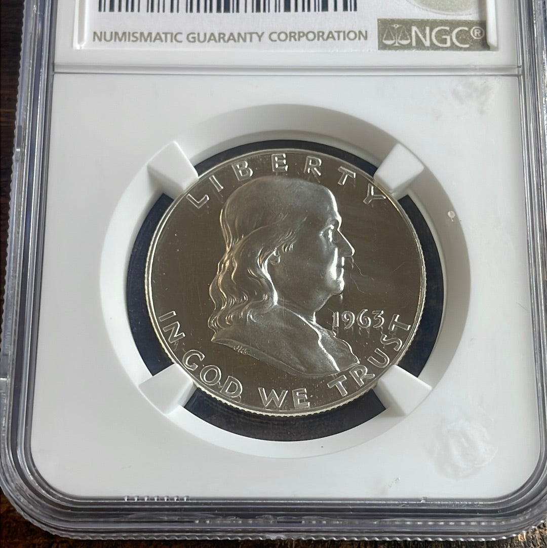 1963 50c Franklin Half Dollar NGC PF67 STAR