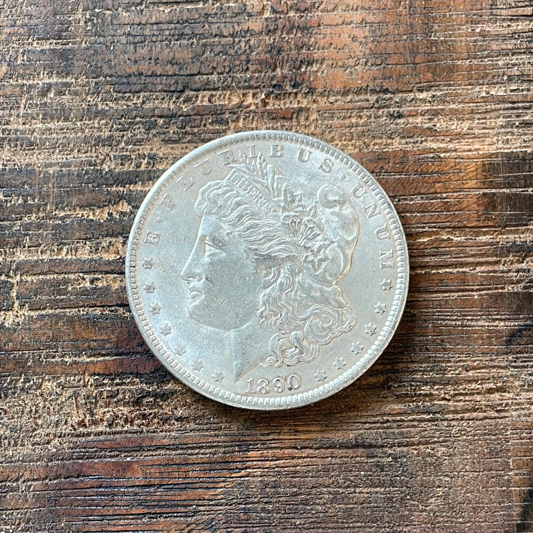 1890 $1 US Morgan Silver Dollar