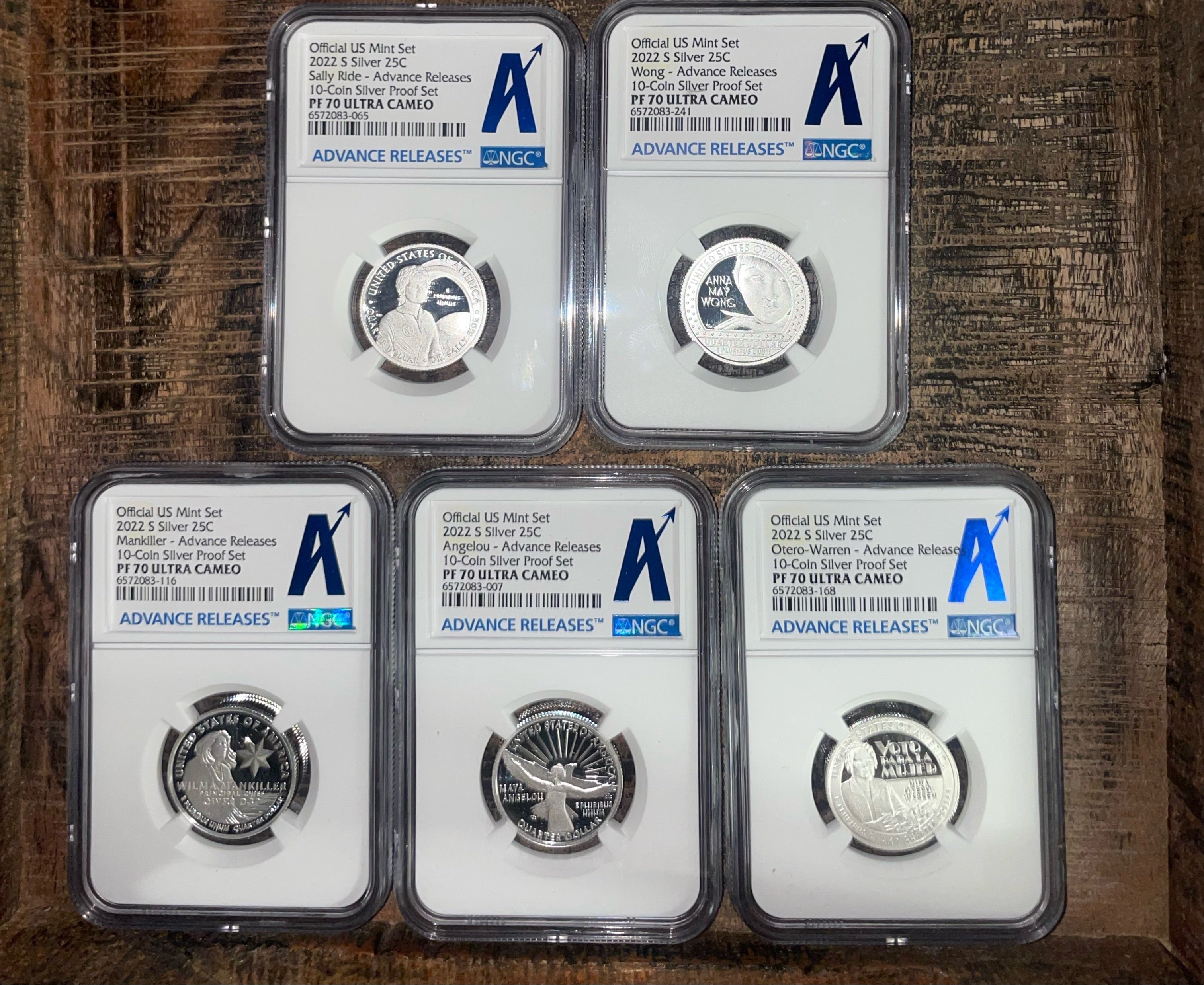 2022 S Official Silver US Mint Set NGC PF70 Ultra Cameo Advance Release