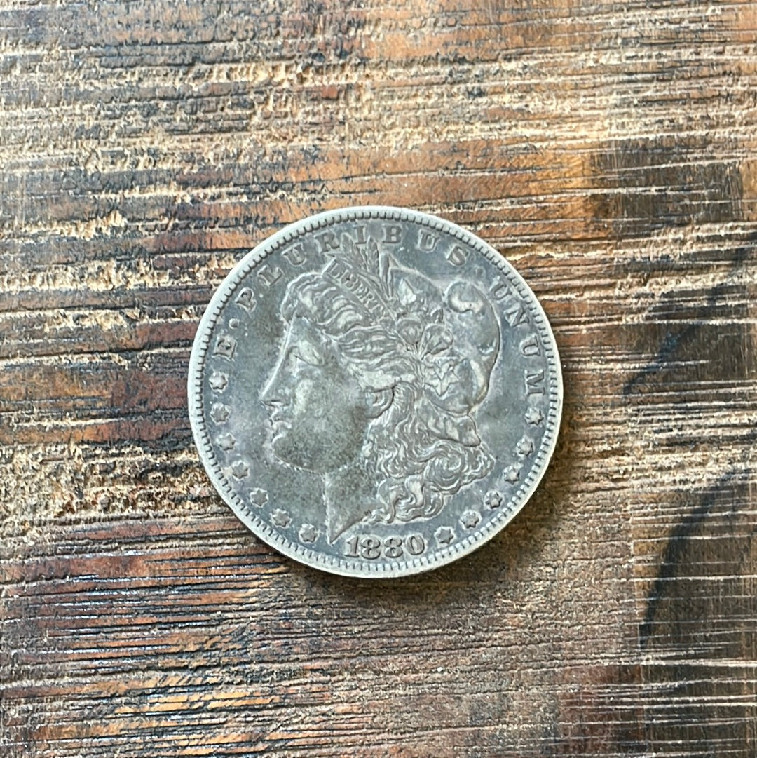 1880 $1 US Morgan Silver Dollar