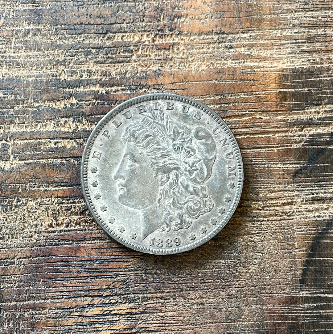 1889 $1 US Morgan Silver Dollar