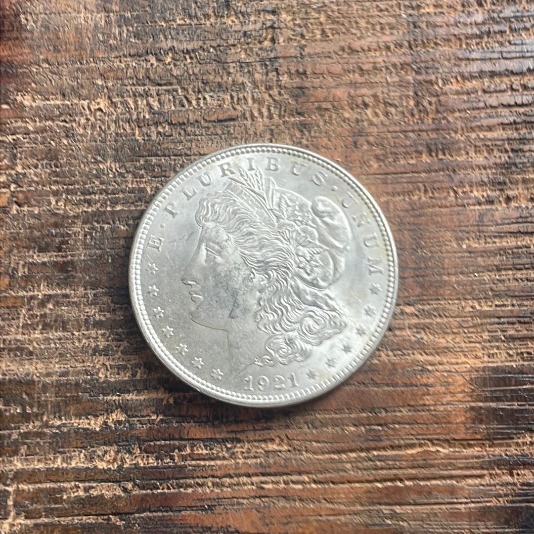 1921 $1 US Morgan Silver Dollar