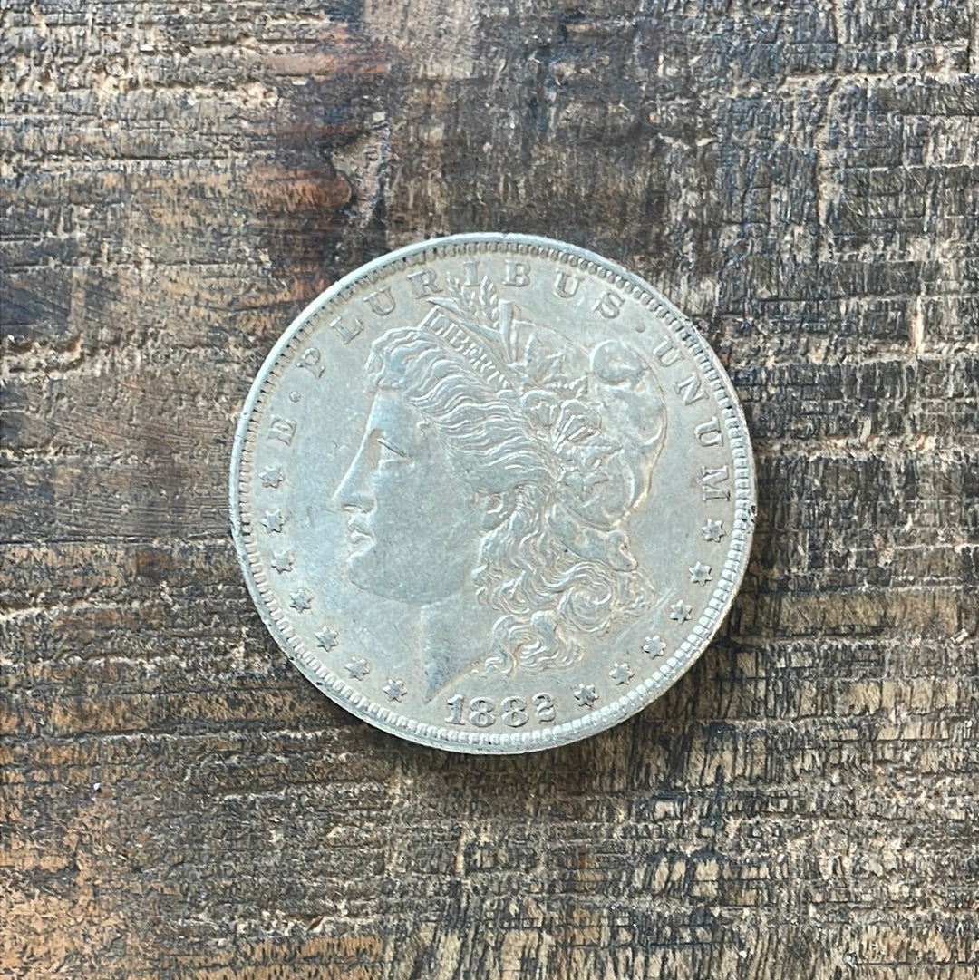 1882-O $1 US Morgan Silver Dollar