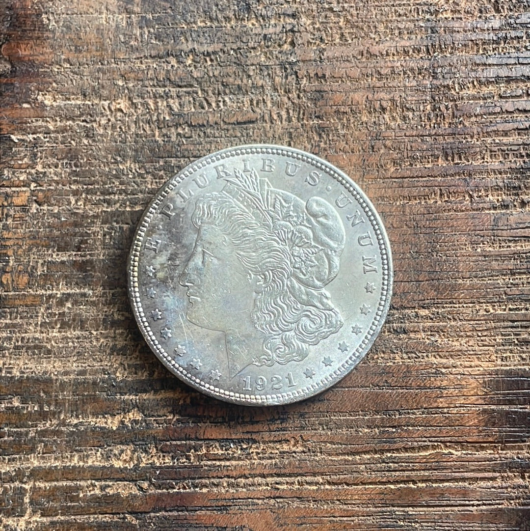 1921 $1 US Morgan Silver Dollar
