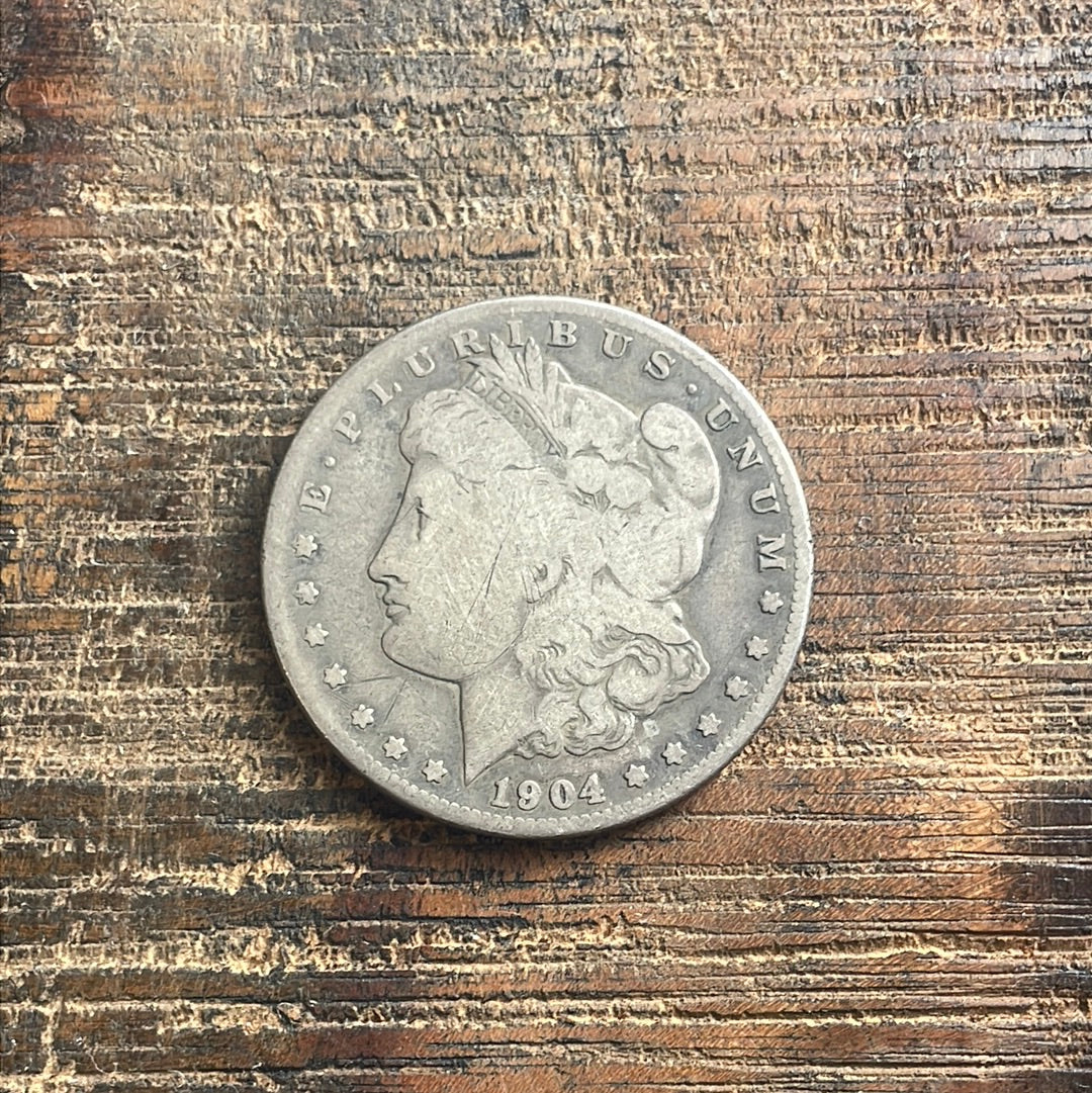 1904-S $1 US Morgan Silver Dollar