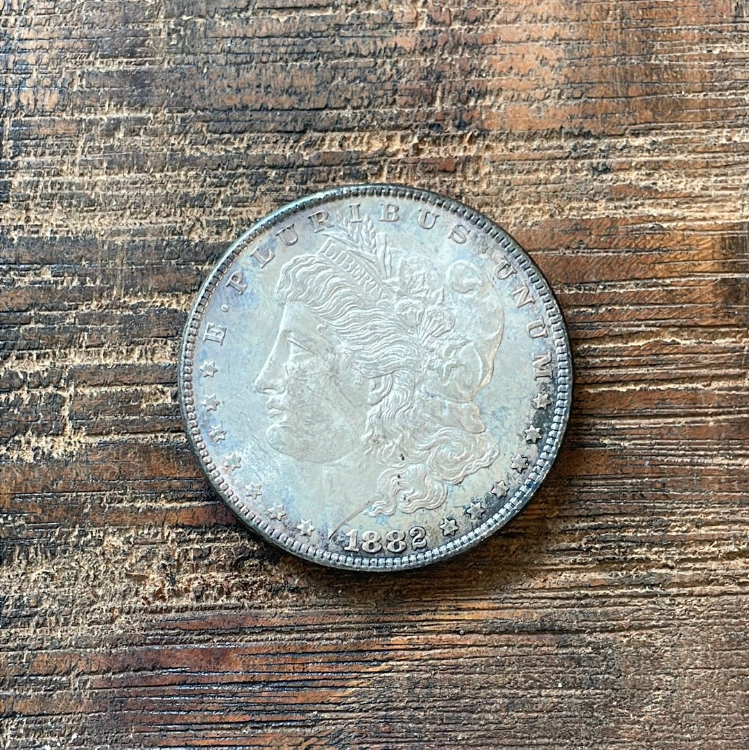 1882 $1 US Morgan Silver Dollar