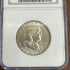 1954-S 50c Franklin Half Dollar NGC MS65