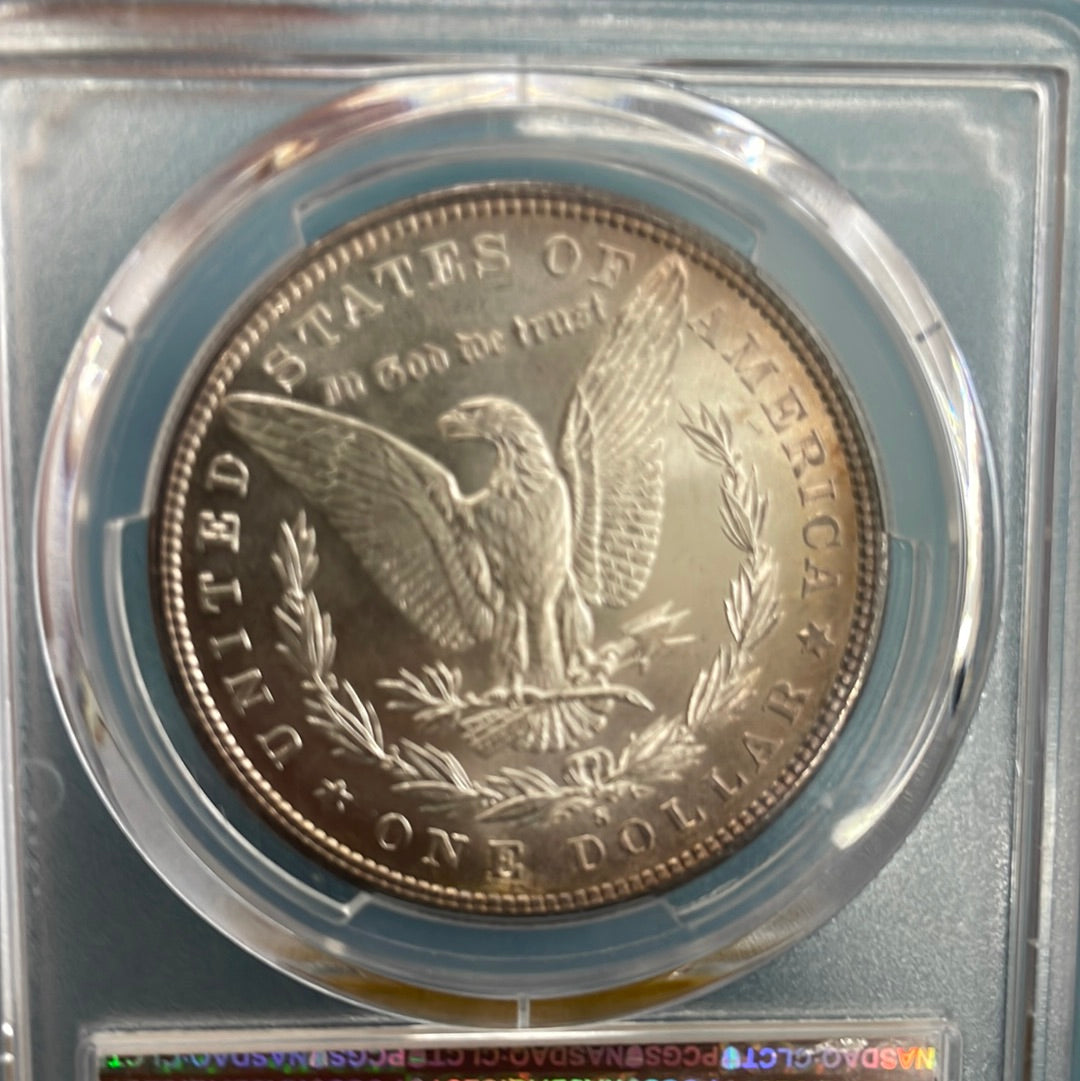 1881-S US $1 Morgan Silver Dollar PCGS MS65