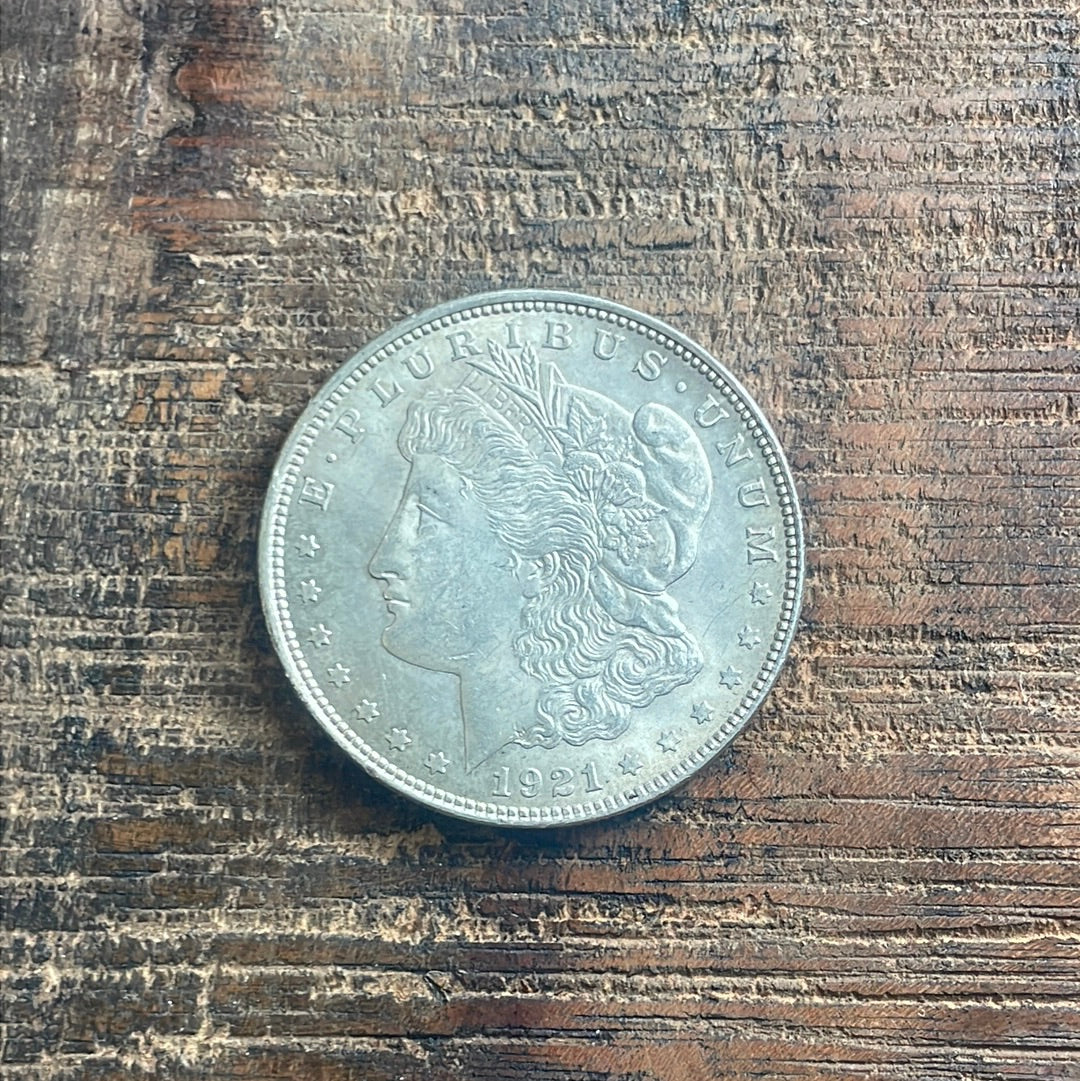 1921 $1 US Morgan Silver Dollar