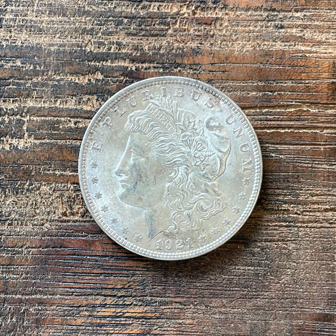 1921 $1 US Morgan Silver Dollar