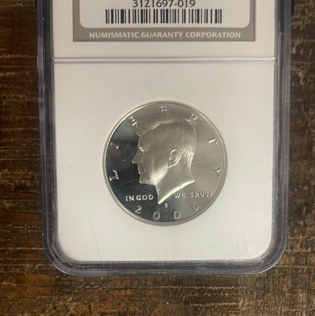 2006 S 50c Kennedy Half Dollar Silver NGC PF 69 Ultra Cameo