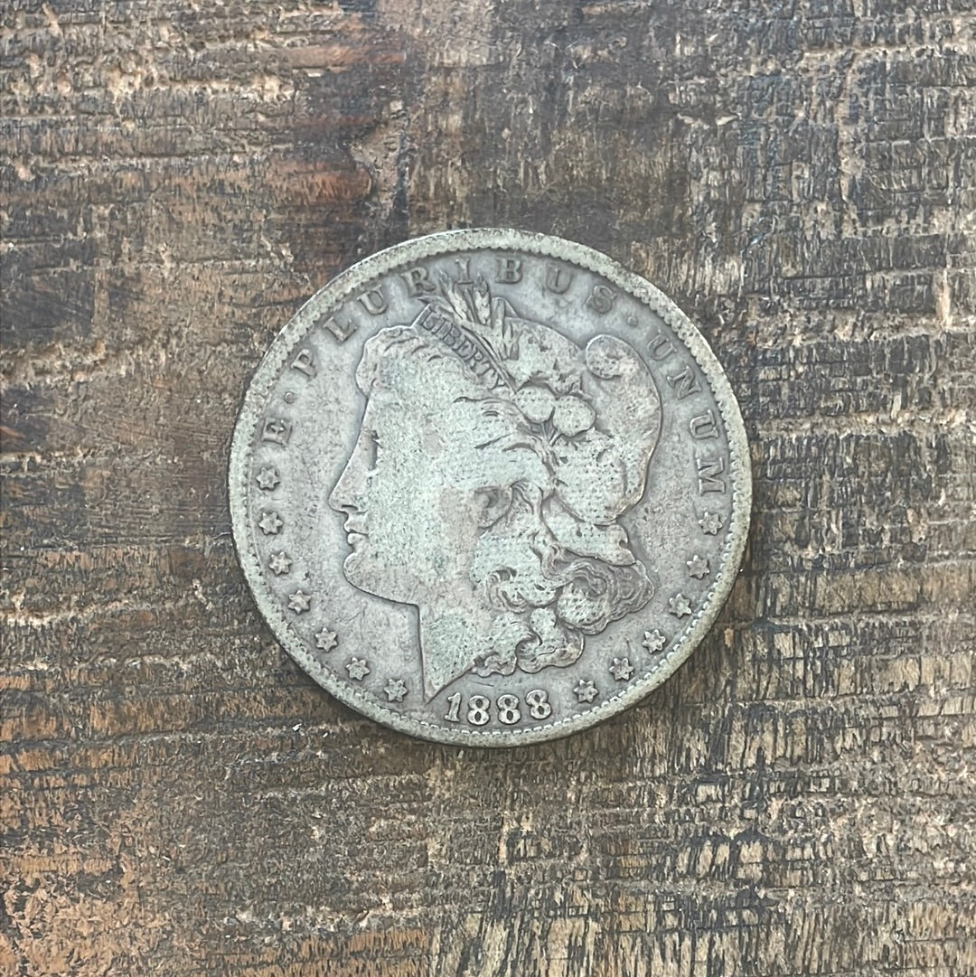 1888-O $1 US Morgan Silver Dollar