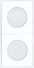 2x2 Cardboard/Mylar Holders ~ Half Dollar ~ Pack of 25